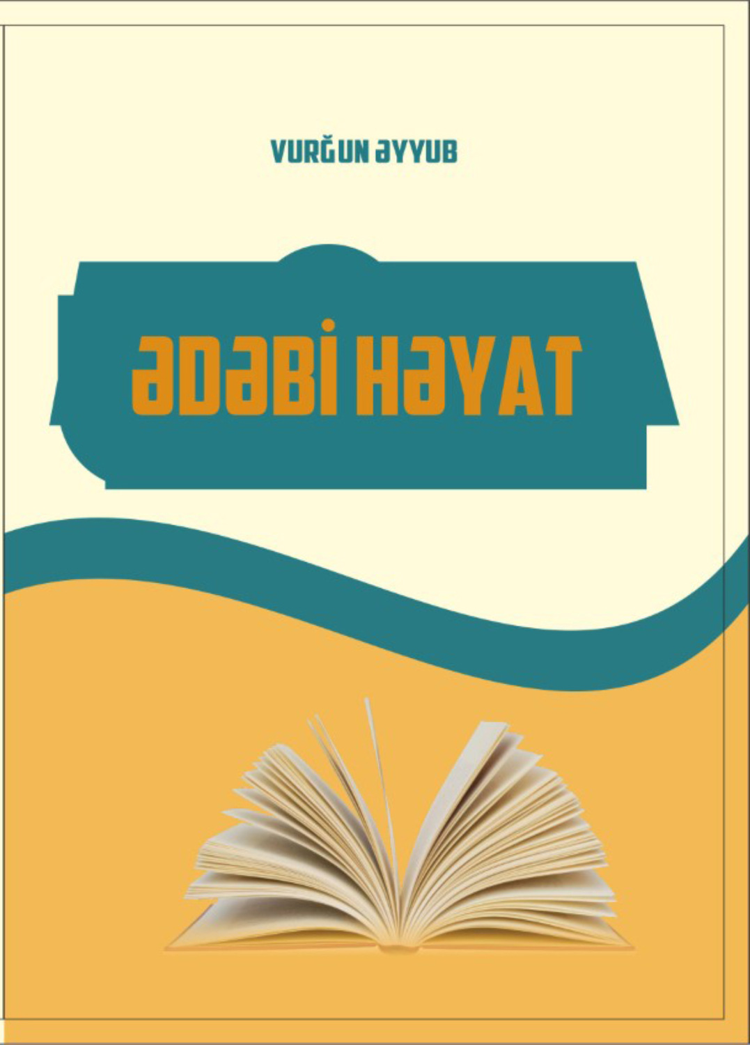 Обложка книги «Ədəbi həyat»