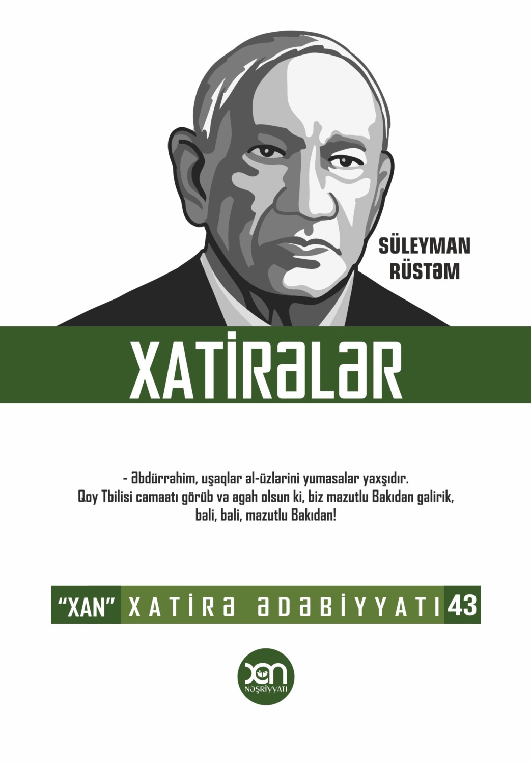 Обложка книги «Xatirələr»