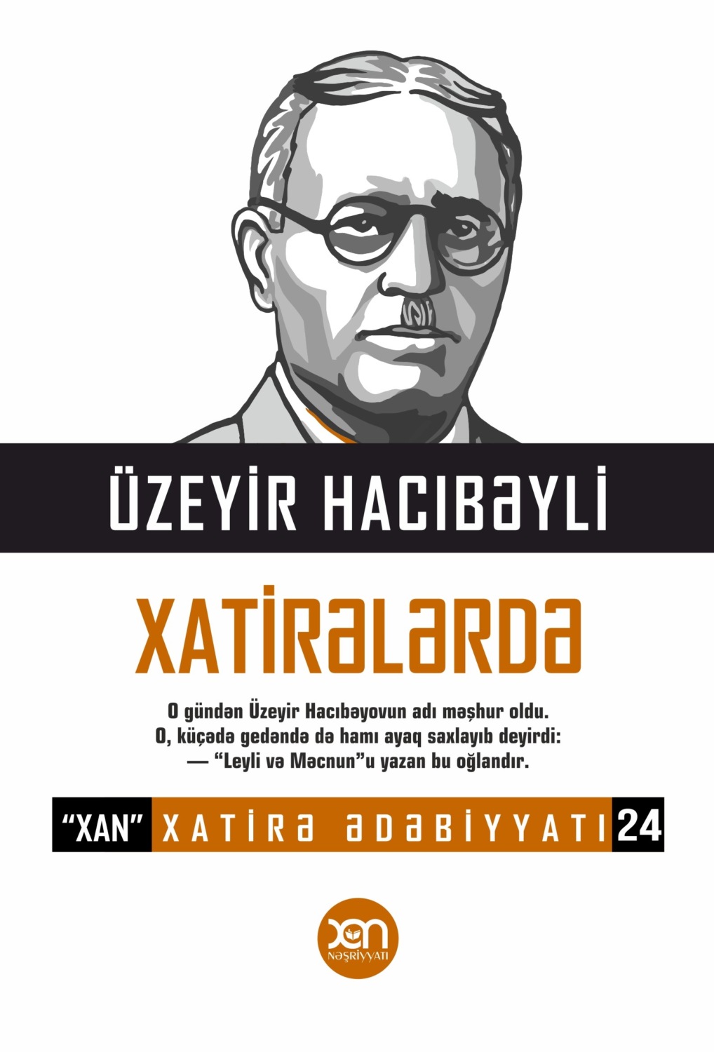 Обложка книги «Üzeyir Hacıbəyli xatirələrdə»