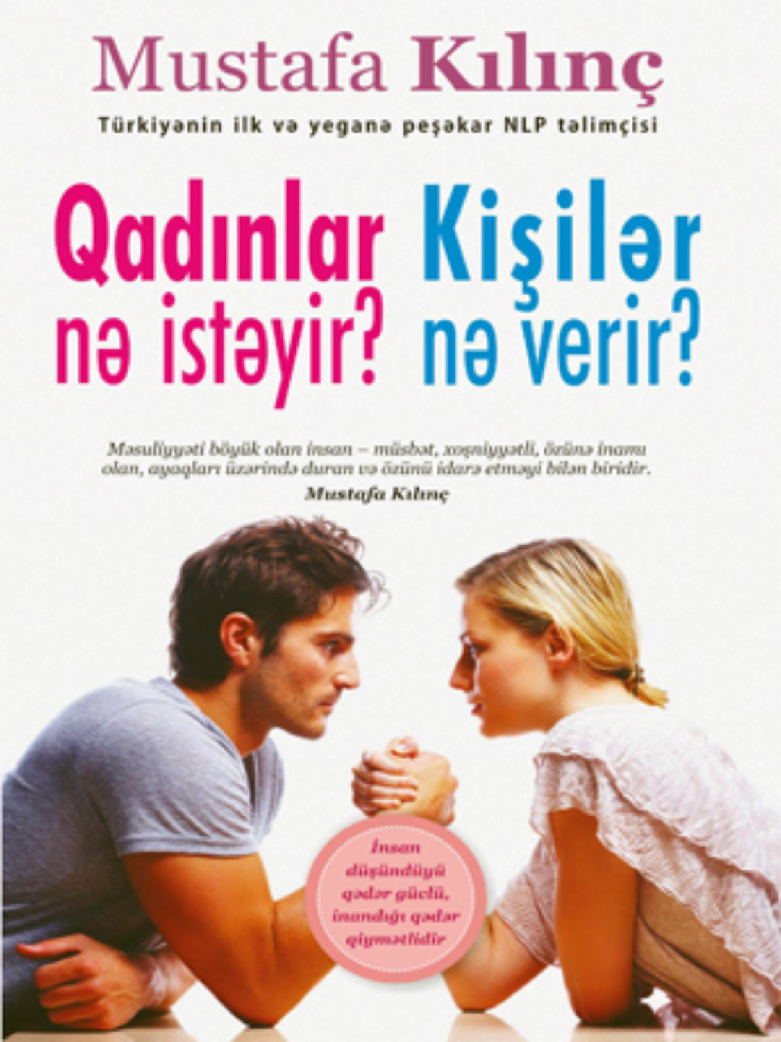 Обложка книги «Qadinlar Nə Istəyir? Kişilər Nə Verir?»