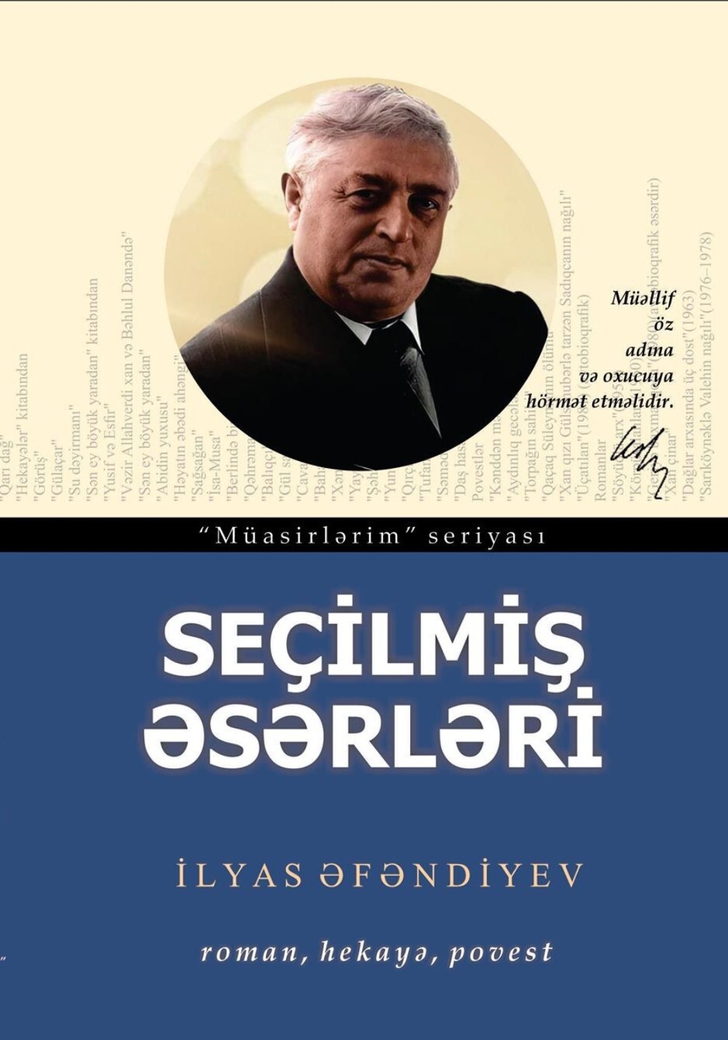 Обложка книги «Seçilmiş əsərləri»