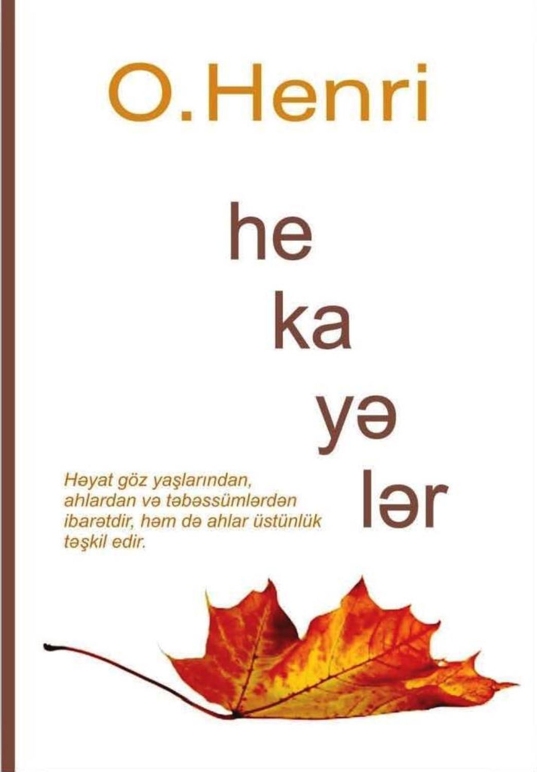 Обложка книги «Hekayələr»