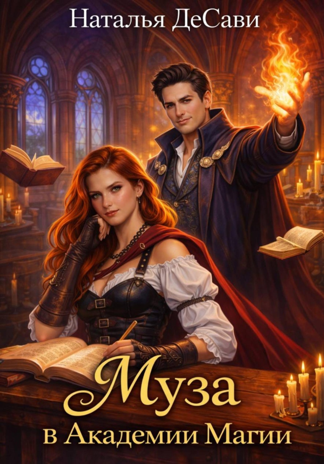 Обложка книги «Муза в Академии магии»