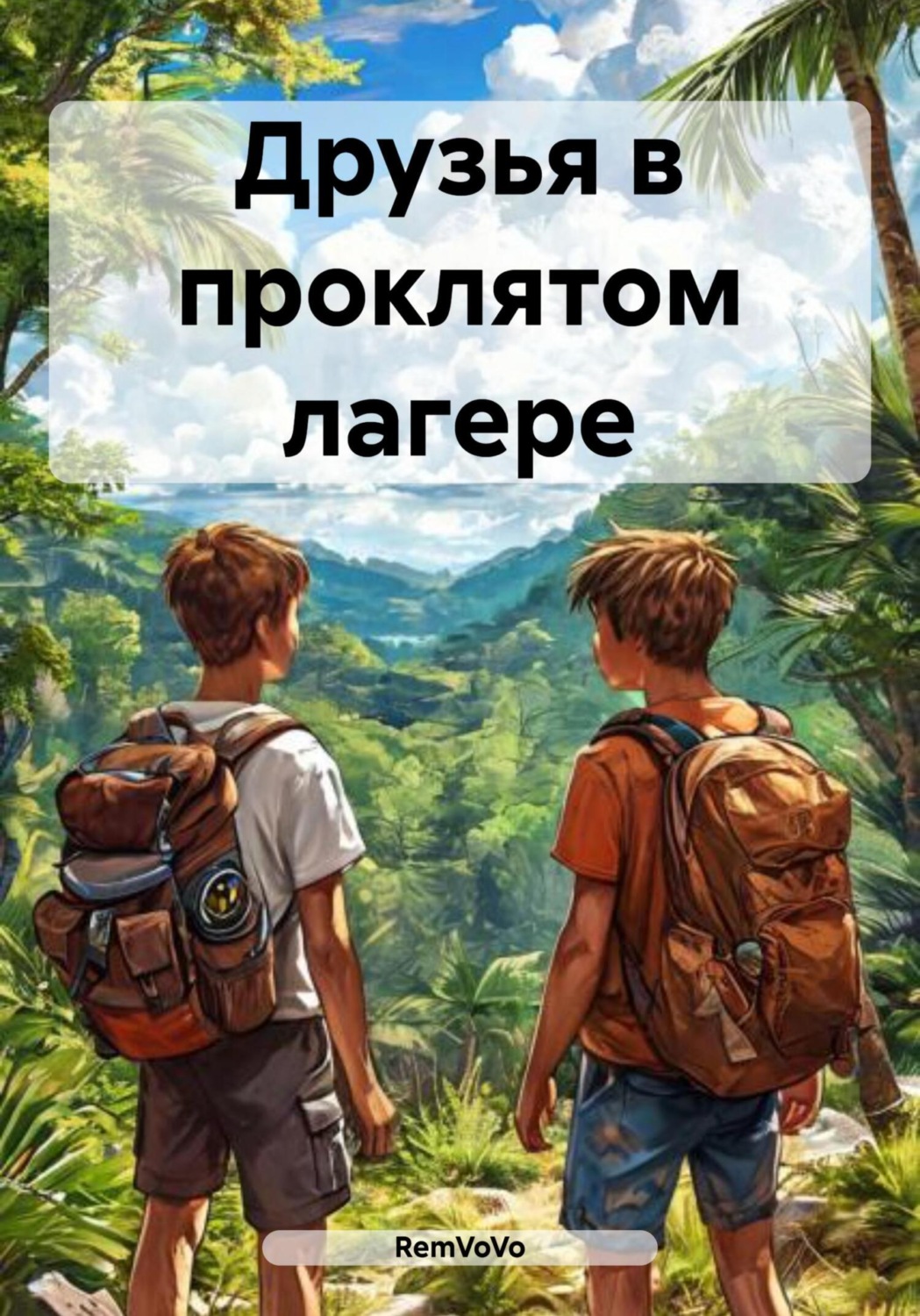 Обложка книги «Друзья в проклятом лагере»