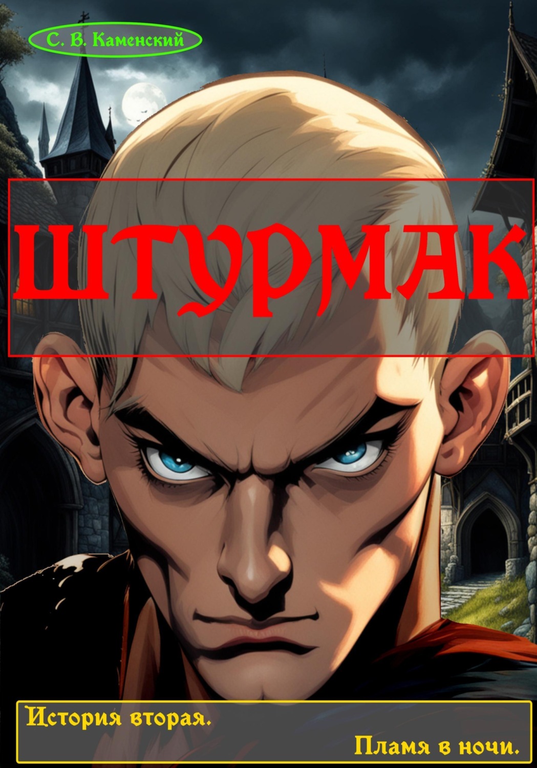 Обложка книги «Штурмак. История вторая. Пламя в ночи.»