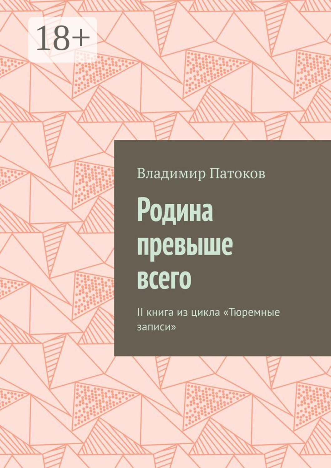 Обложка книги «Родина превыше всего. II книга из цикла «Тюремные записи»»