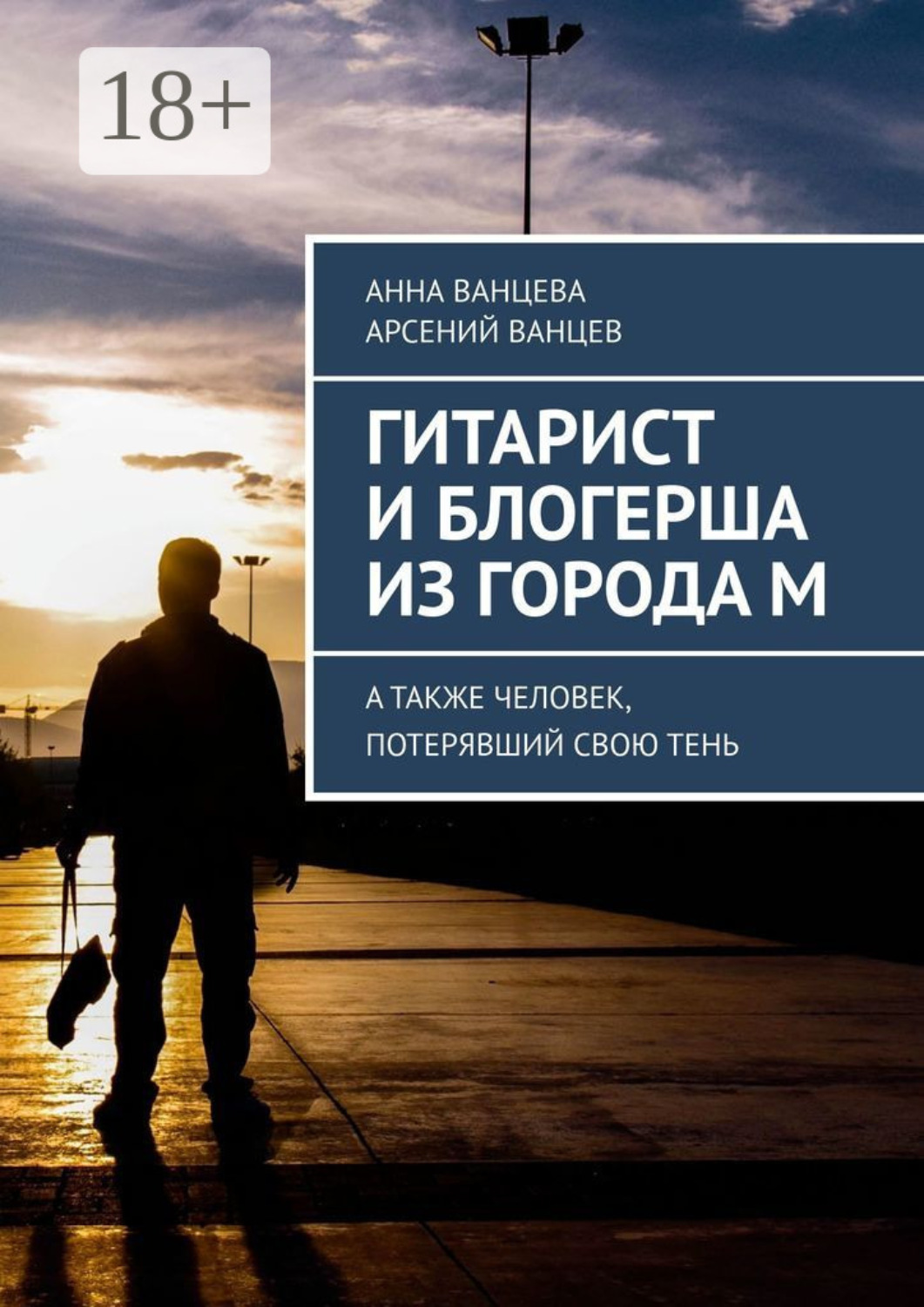 Обложка книги «Гитарист и блогерша из города М. А также человек, потерявший свою тень»