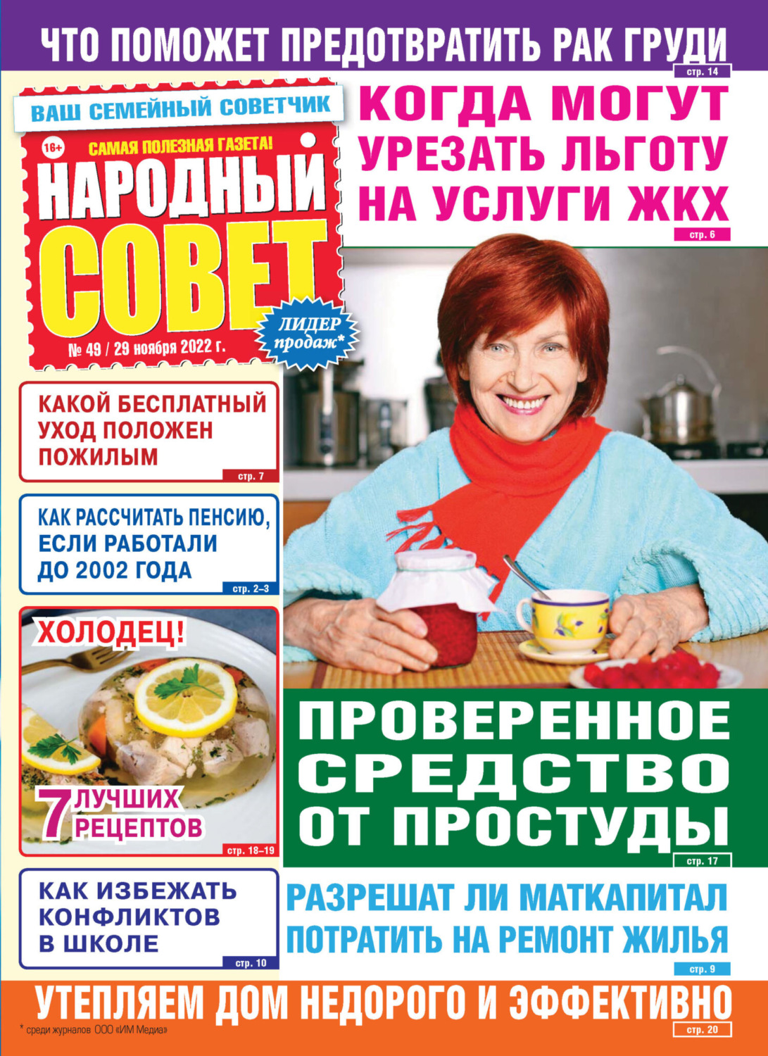 Обложка книги «Народный совет №49/2022»