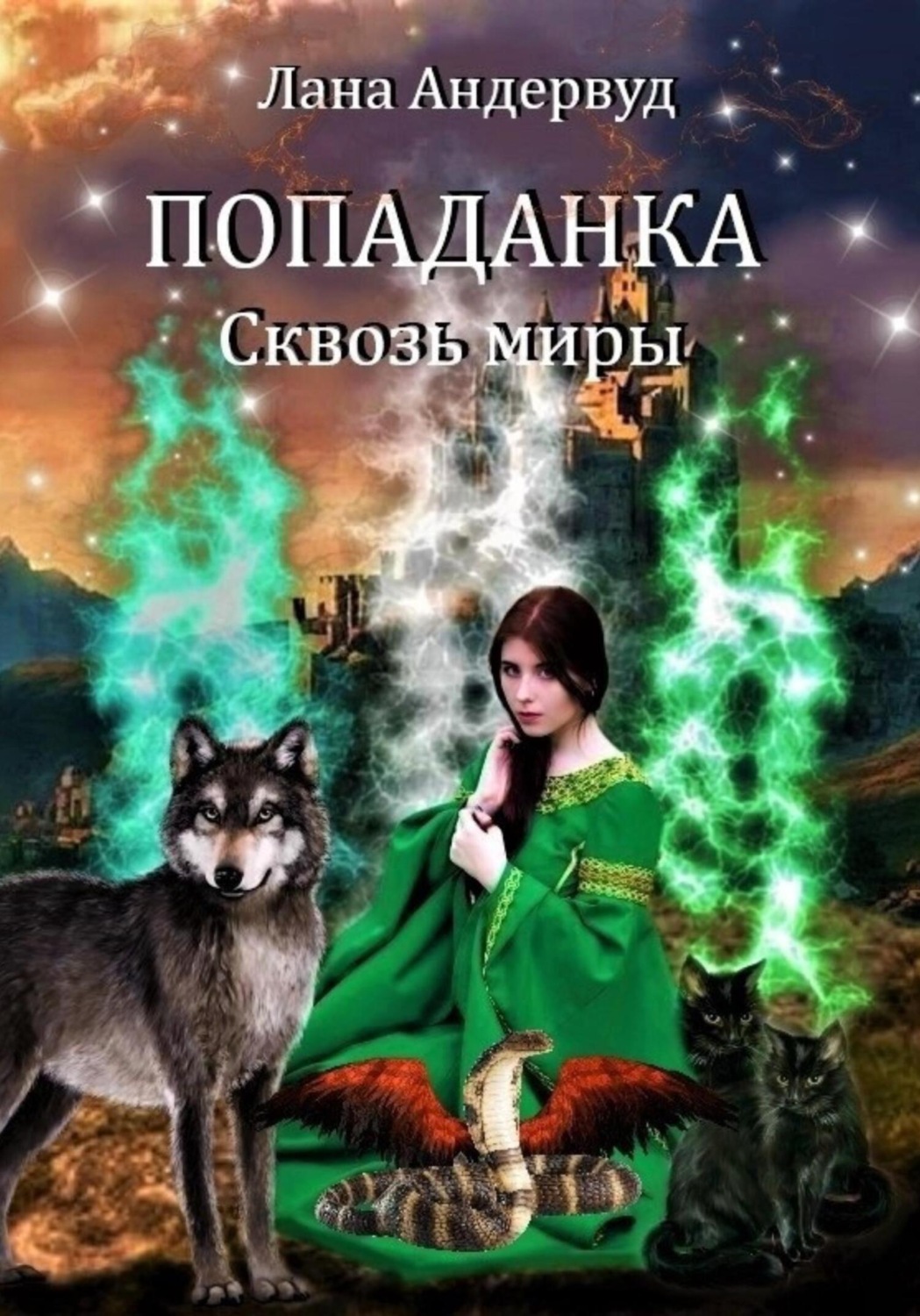 Обложка книги «Попаданка. Сквозь миры»