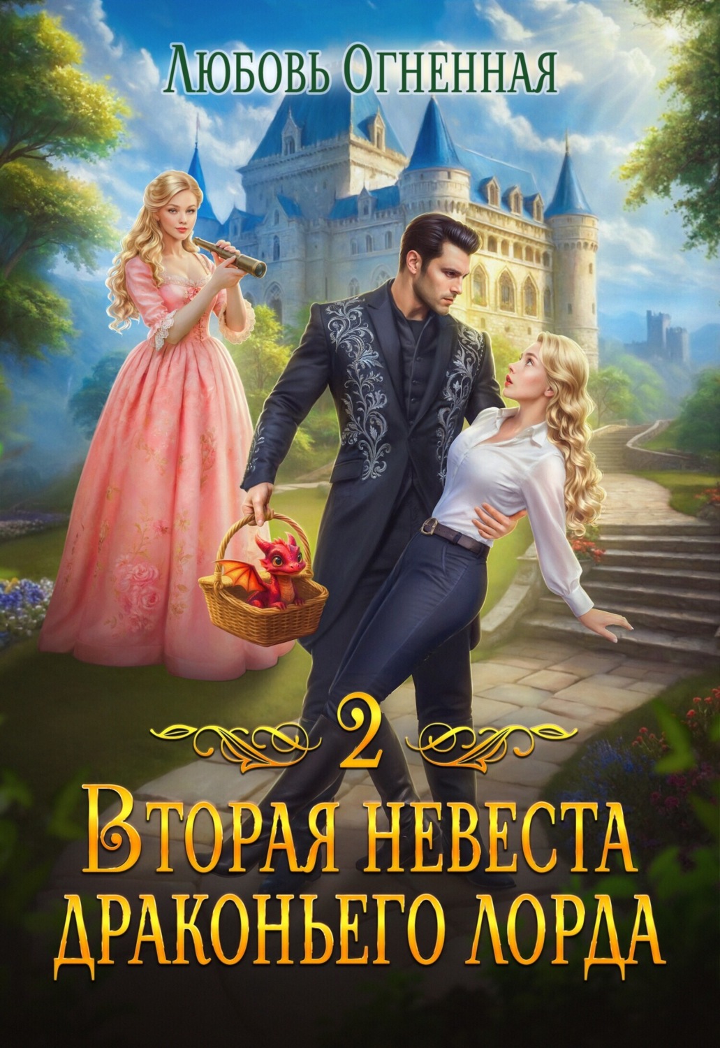 Обложка книги «Вторая невеста Драконьего лорда 2»