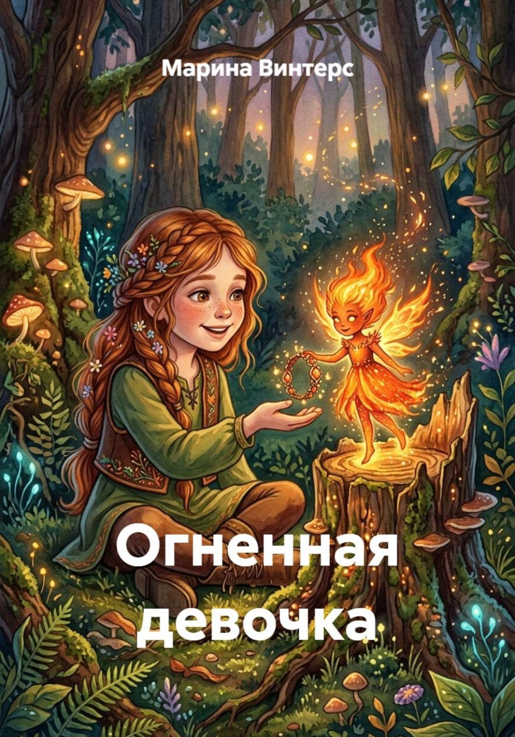 Обложка книги «Огненная девочка»