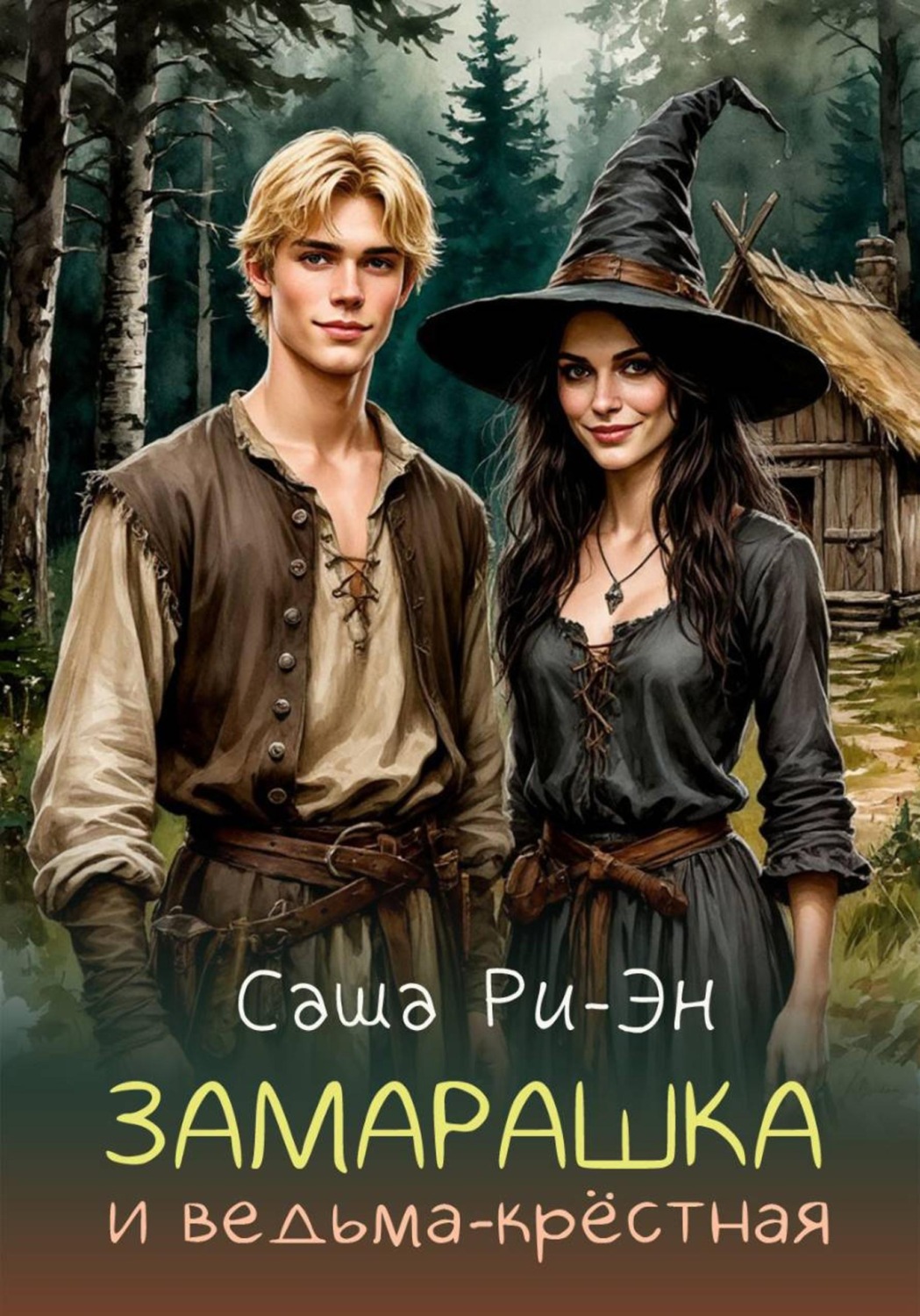 Обложка книги «Замарашка и ведьма-крёстная»