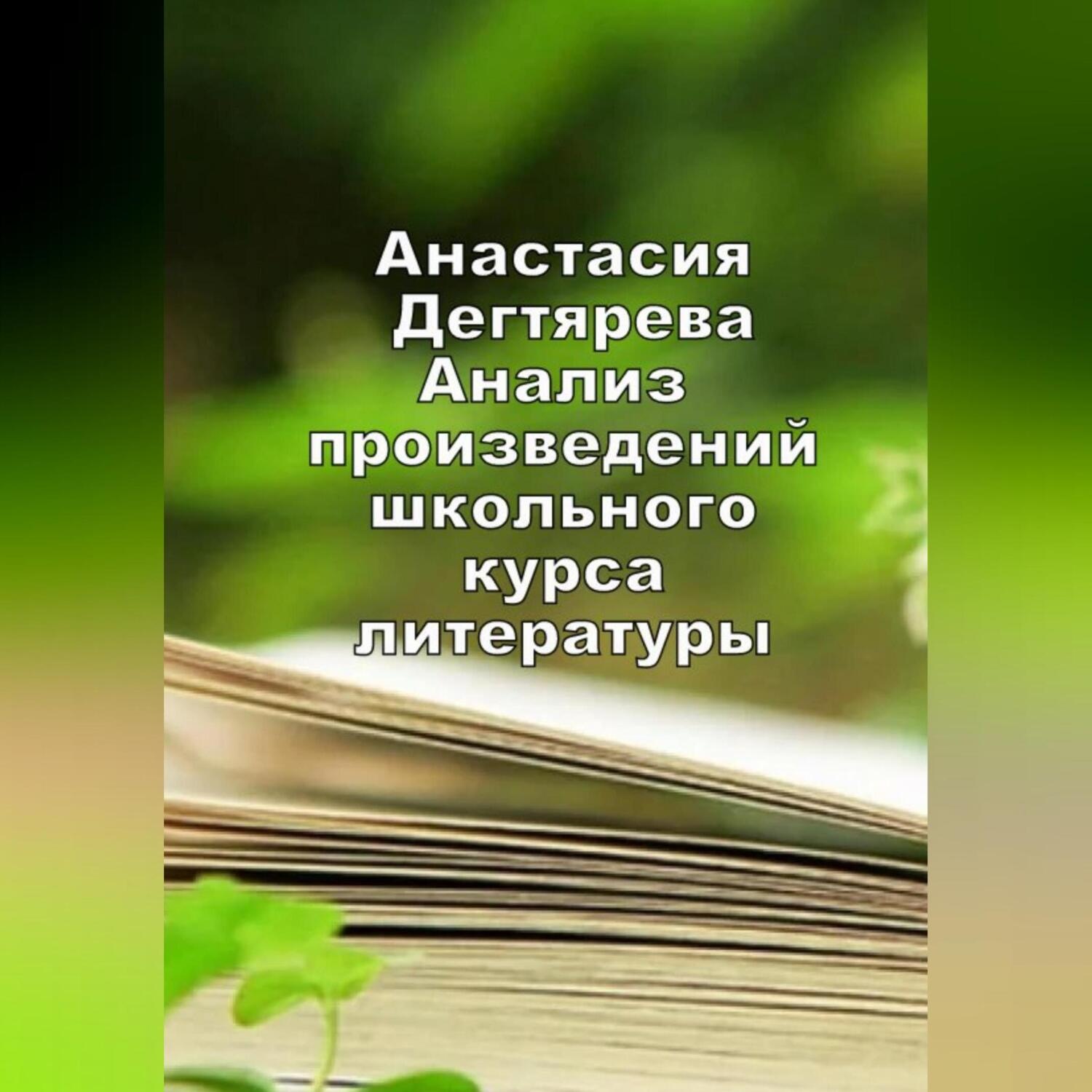Обложка книги «Анализ произведений школьного курса литературы»