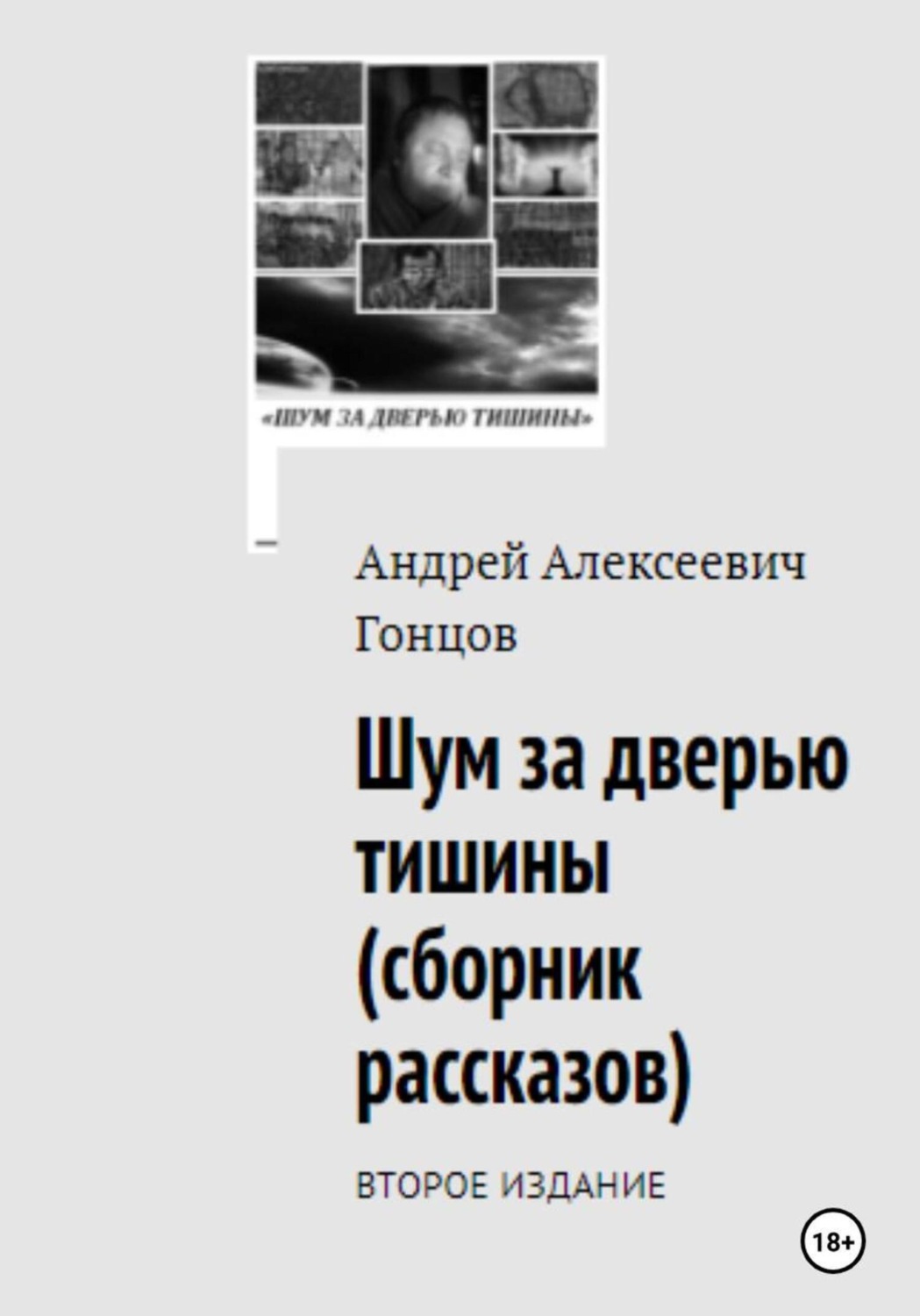 Обложка книги ««Шум за дверью тишины». Второе издание сборника рассказов Гонцова Андрея Алексеевича.»