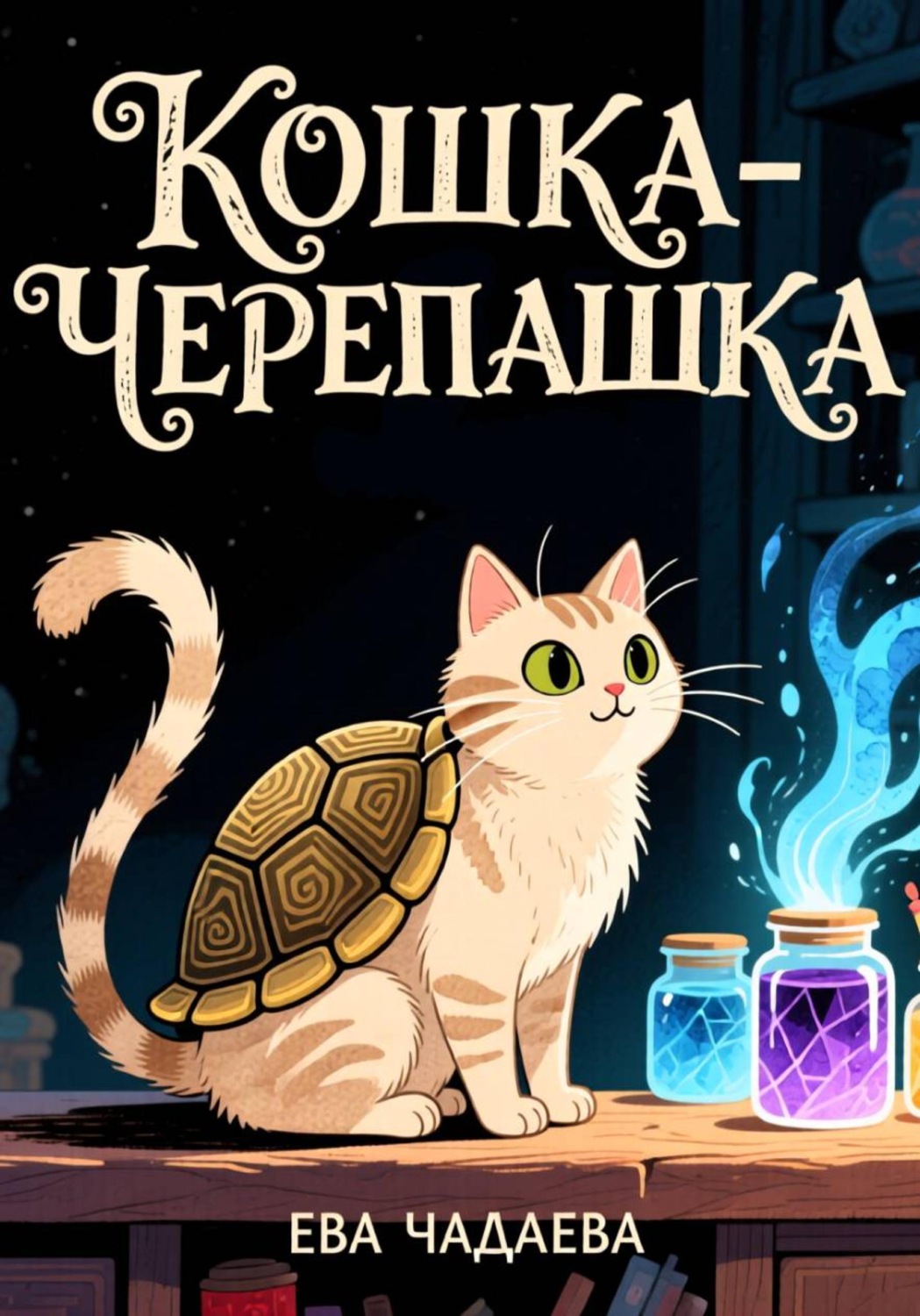 Обложка книги «Кошка черепашка»