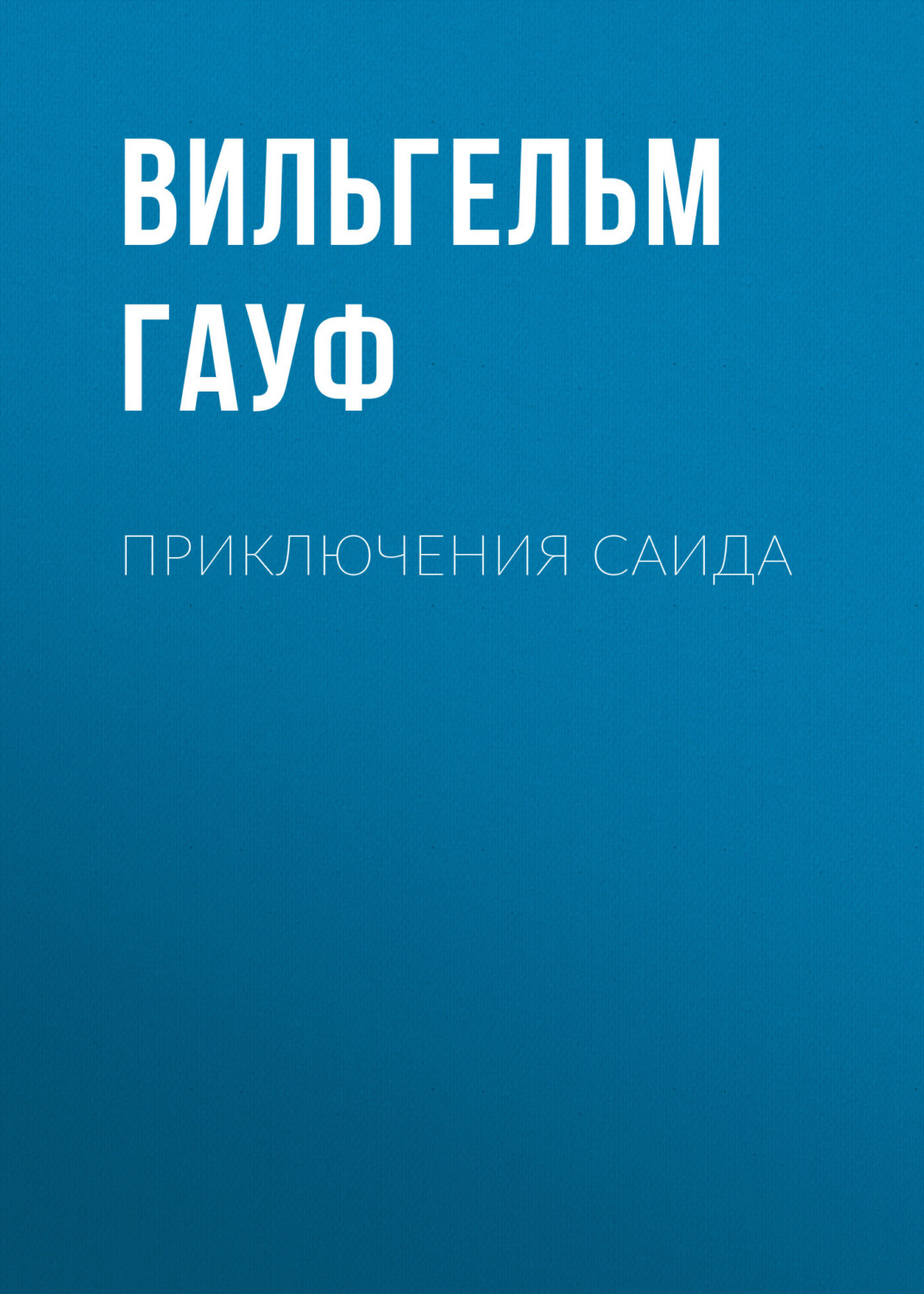 Обложка книги «Приключения Саида»
