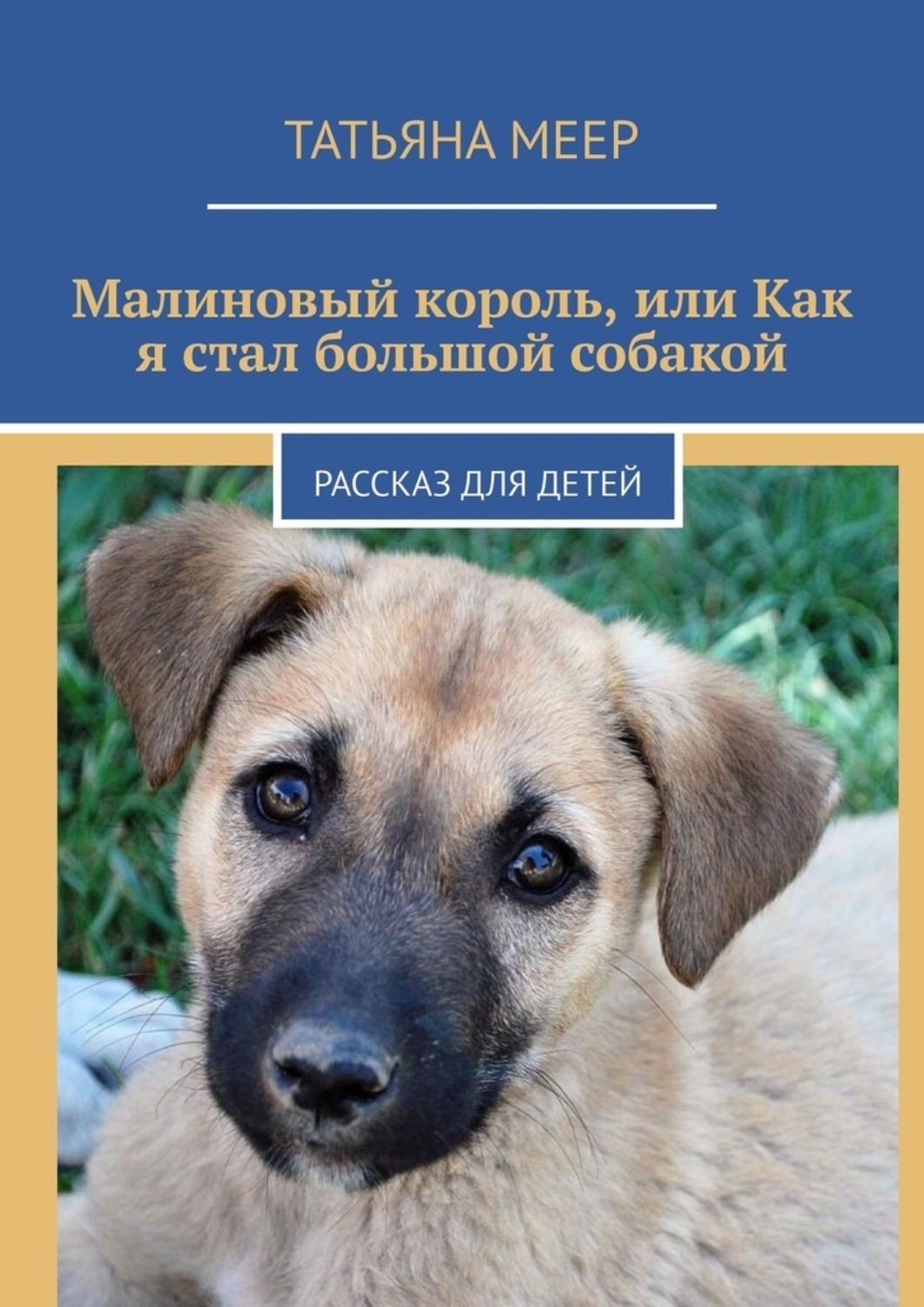 Обложка книги «Малиновый король, или Как я стал большой собакой. Рассказ для детей»