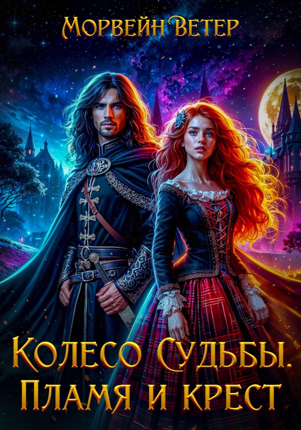 Обложка книги «Колесо судьбы. Книга 2. Пламя и крест»
