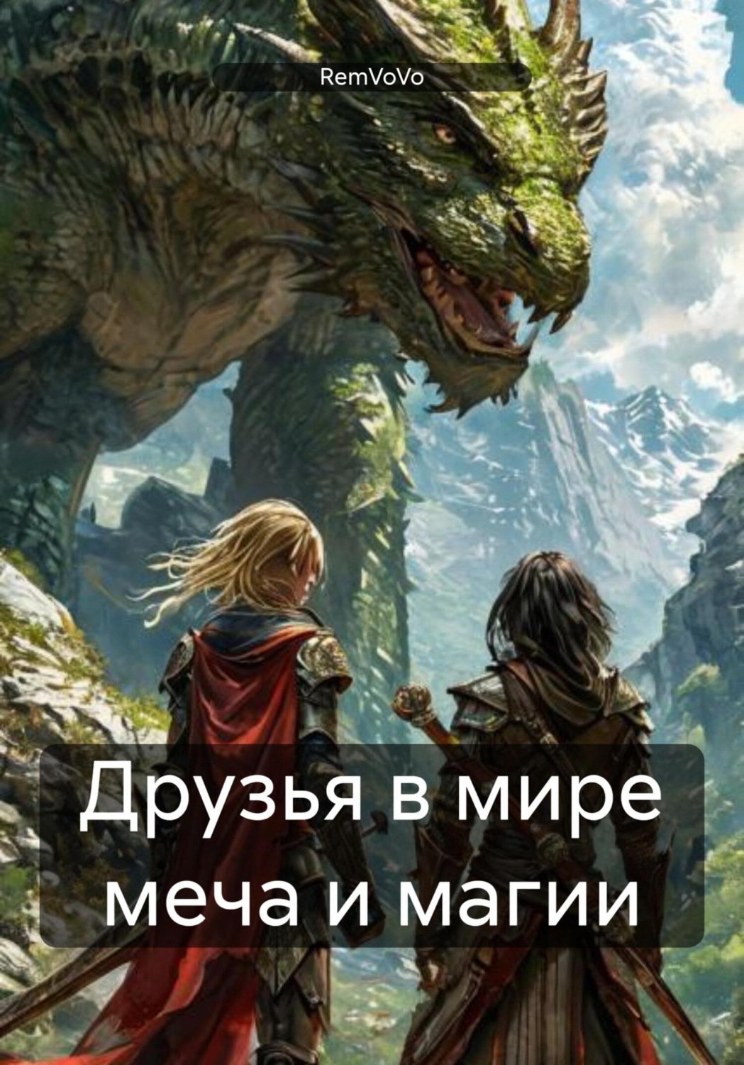 Обложка книги «Друзья в мире меча и магии»