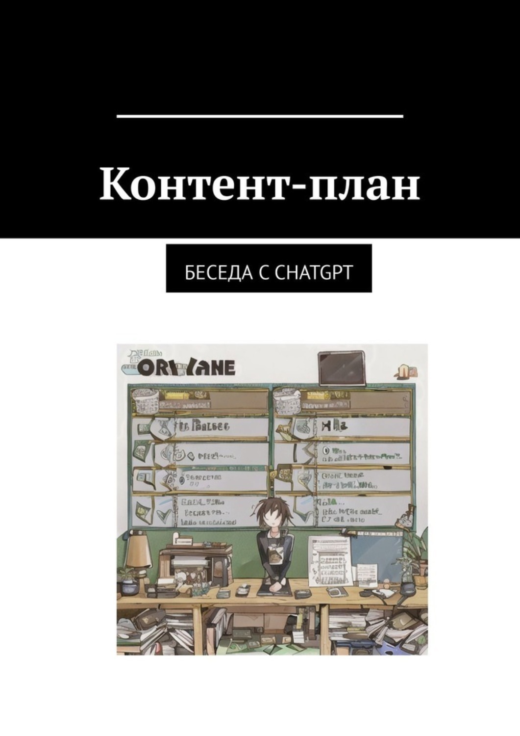 Обложка книги «Контент-план. Беседа с CHATGPT»