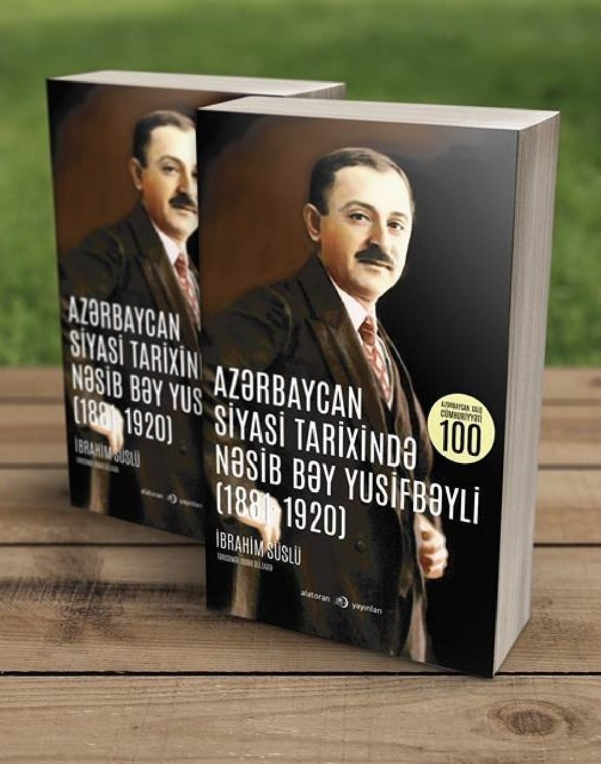 Обложка книги «Azərbaycan siyasi tarixində - Nəsib Bəy Yusifbəyli»