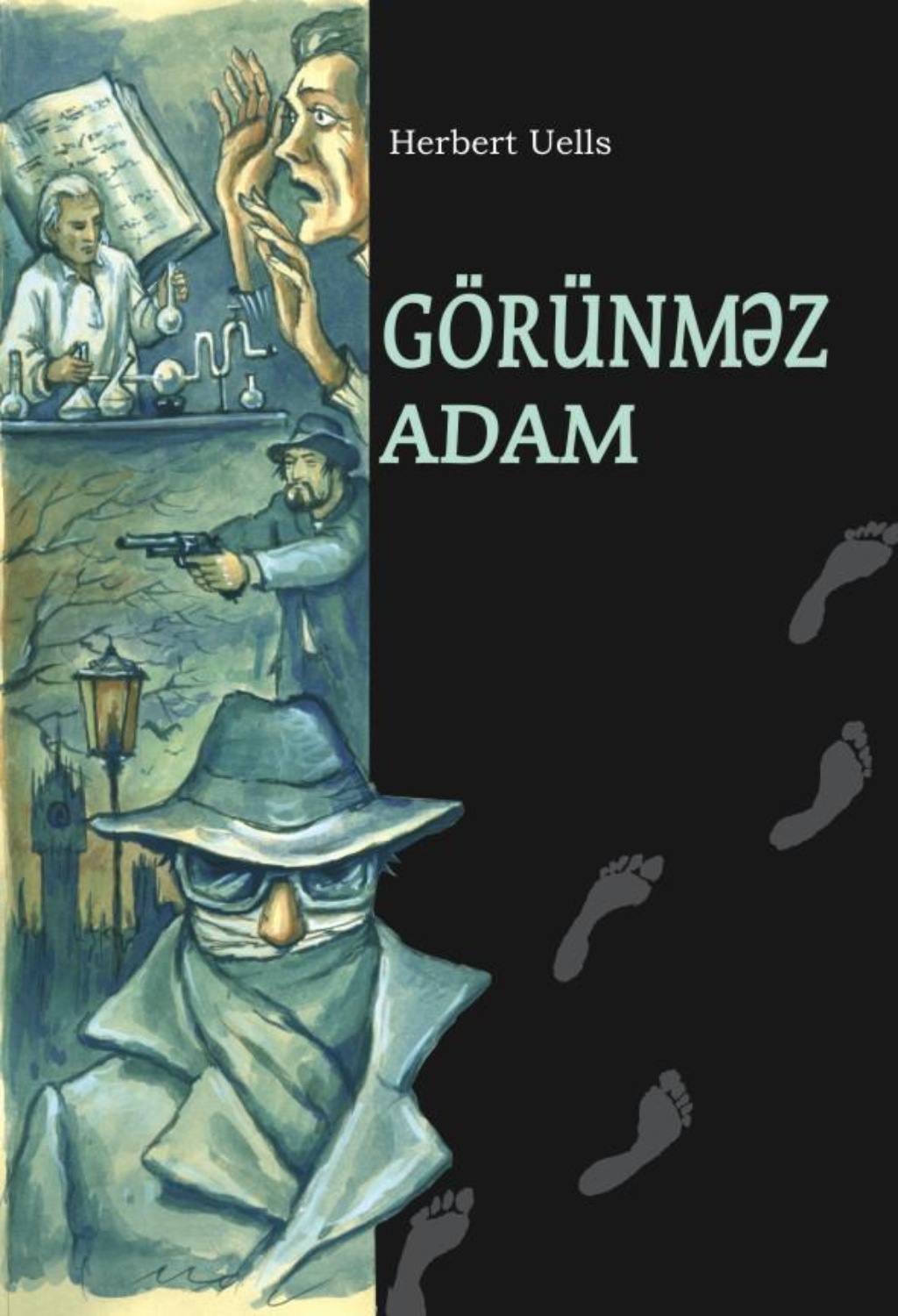 Обложка книги «Görünməz adam»