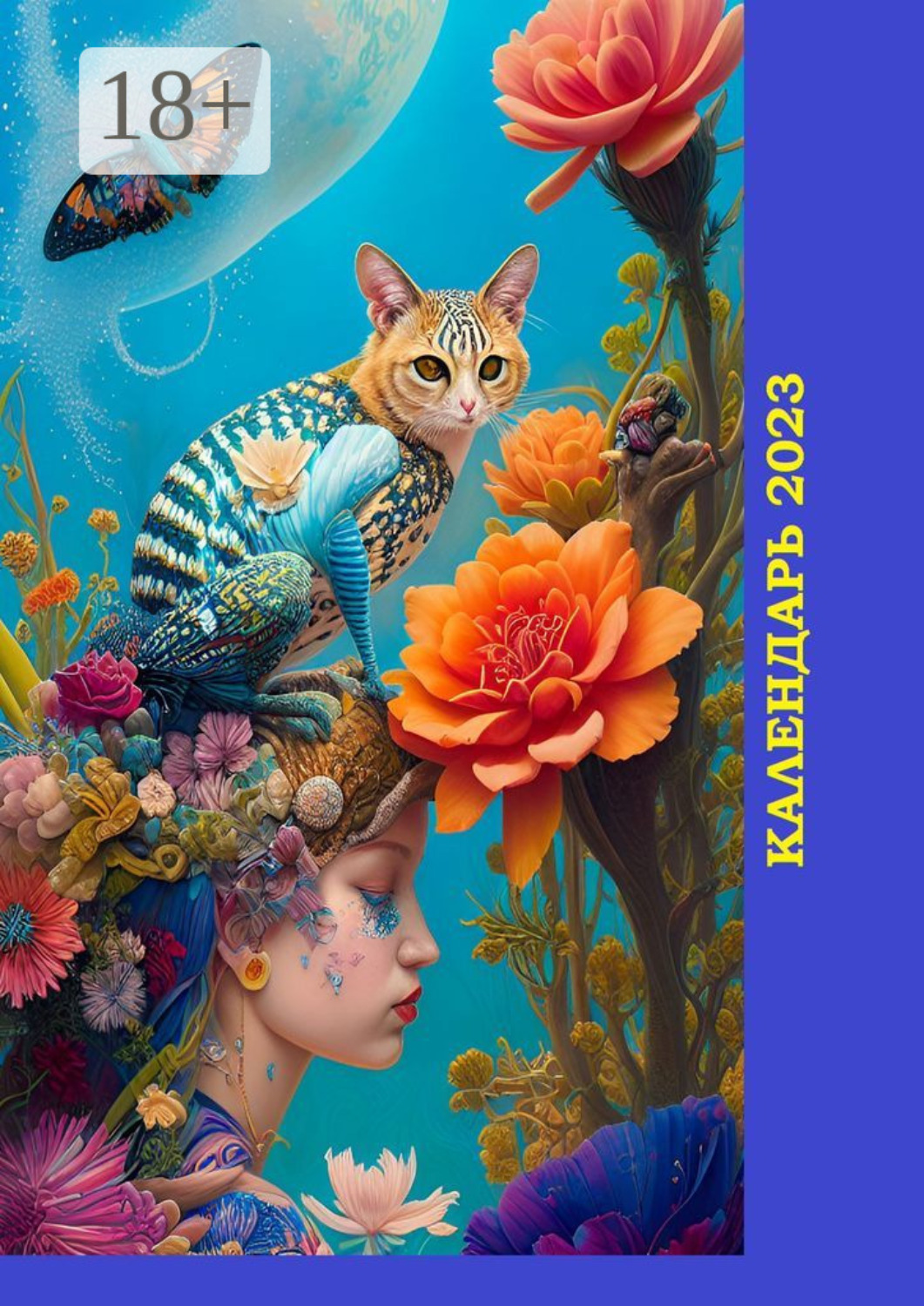 Обложка книги «Календарь-2023. Художественный стиль «Цветочные эльфы»»