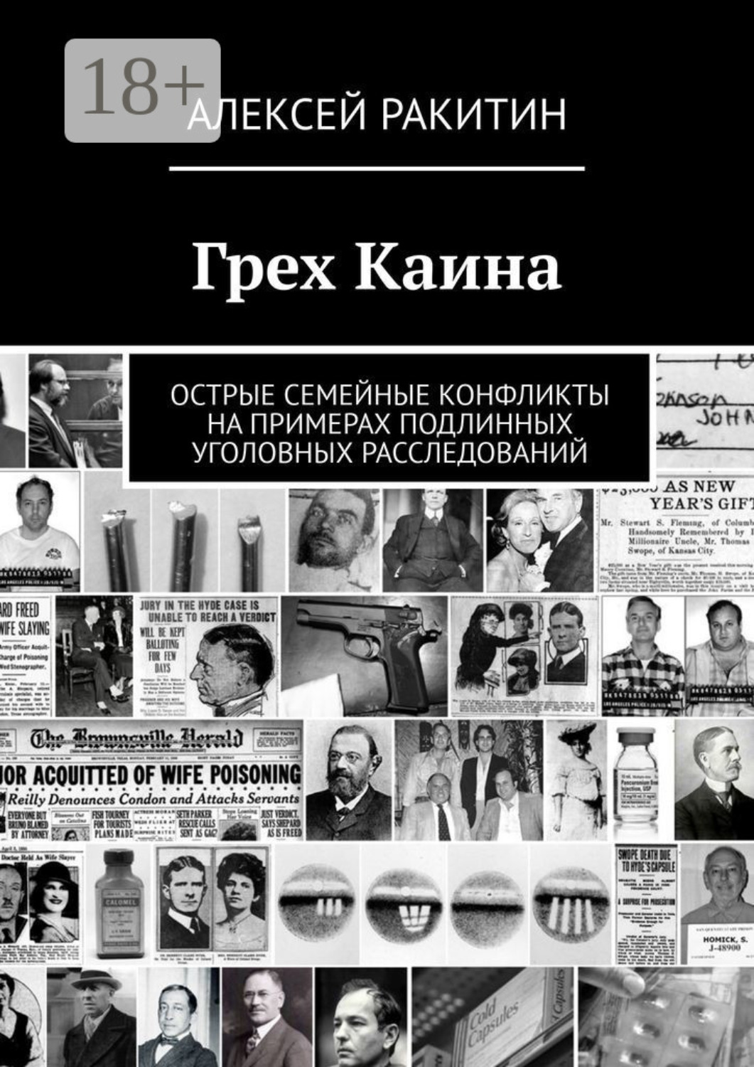 Обложка книги «Грех Каина. Острые семейные конфликты на примерах подлинных уголовных расследований»
