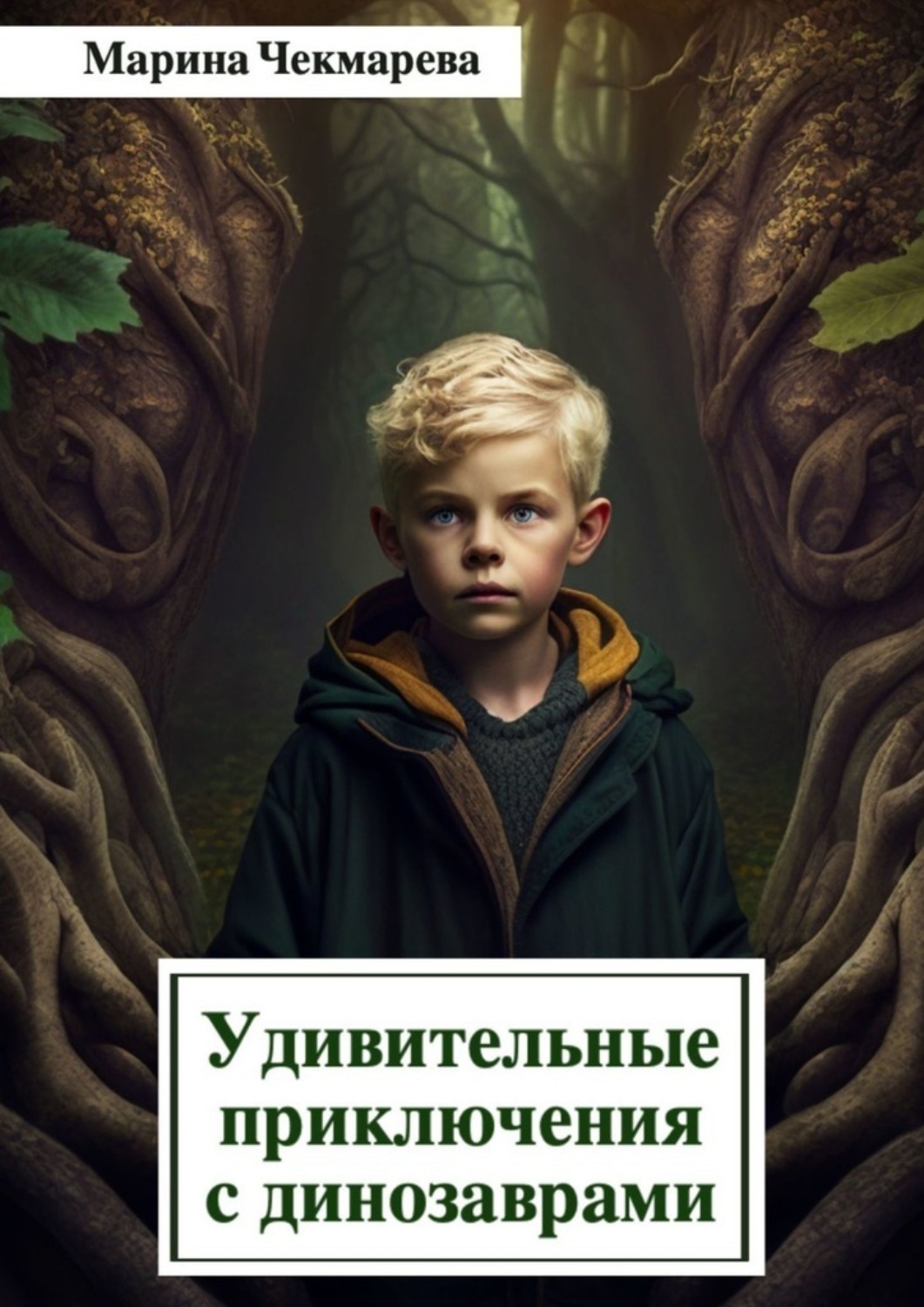 Обложка книги «Удивительные приключения с динозаврами»