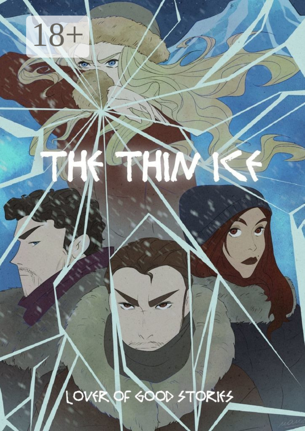 Обложка книги «The thin ice»