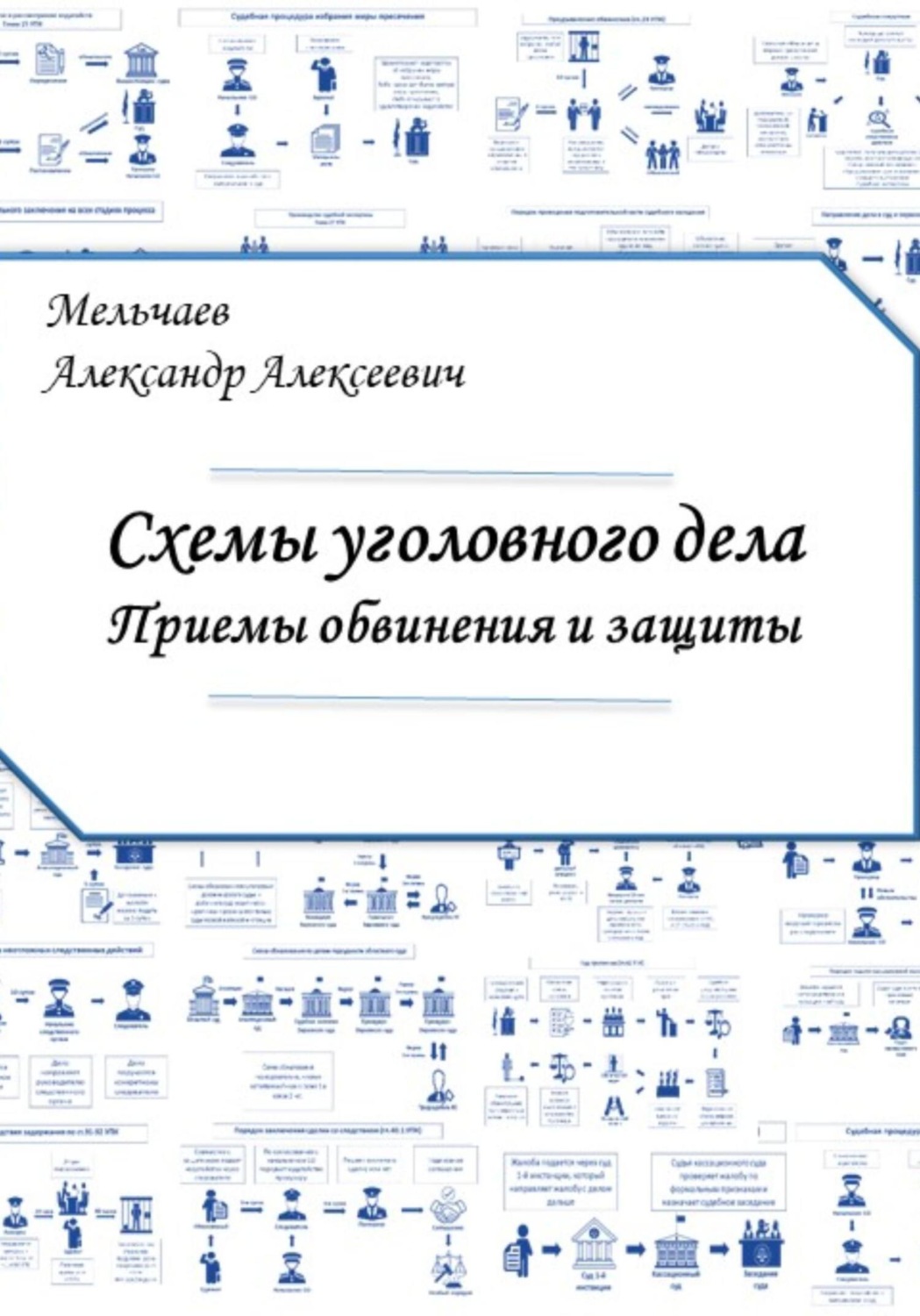 Обложка книги «Схемы уголовного дела. Приёмы обвинения и защиты»