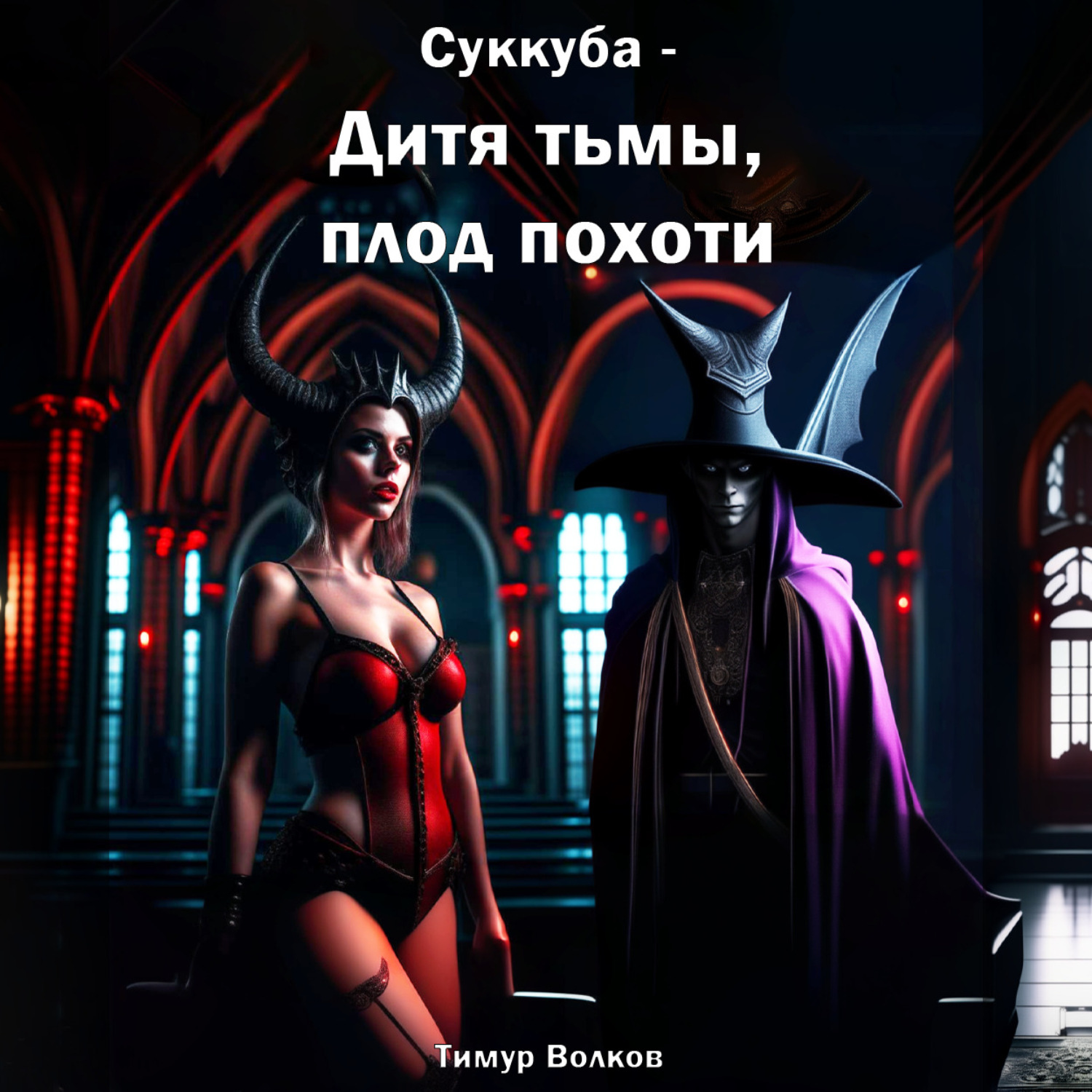 Обложка книги «Суккуба – дитя тьмы, плод похоти»