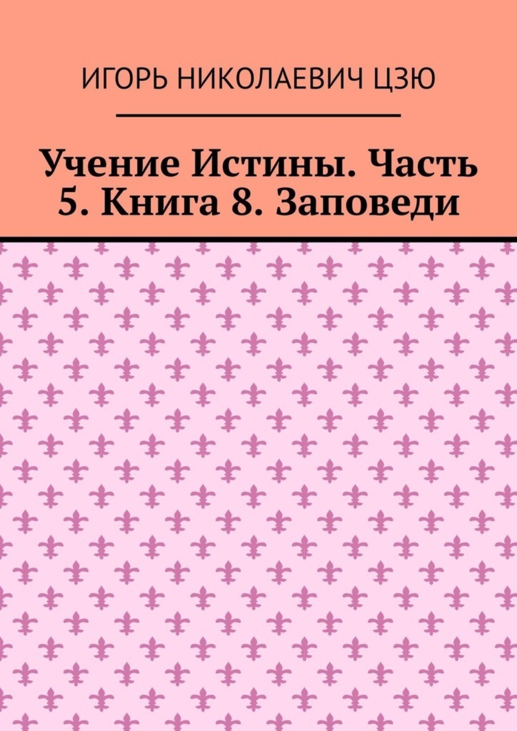 Обложка книги «Учение Истины. Часть 5. Книга 8. Заповеди»