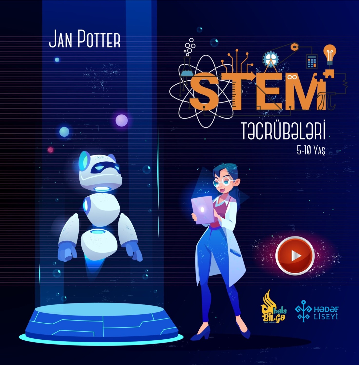 Обложка книги «STEM təcrübələri»