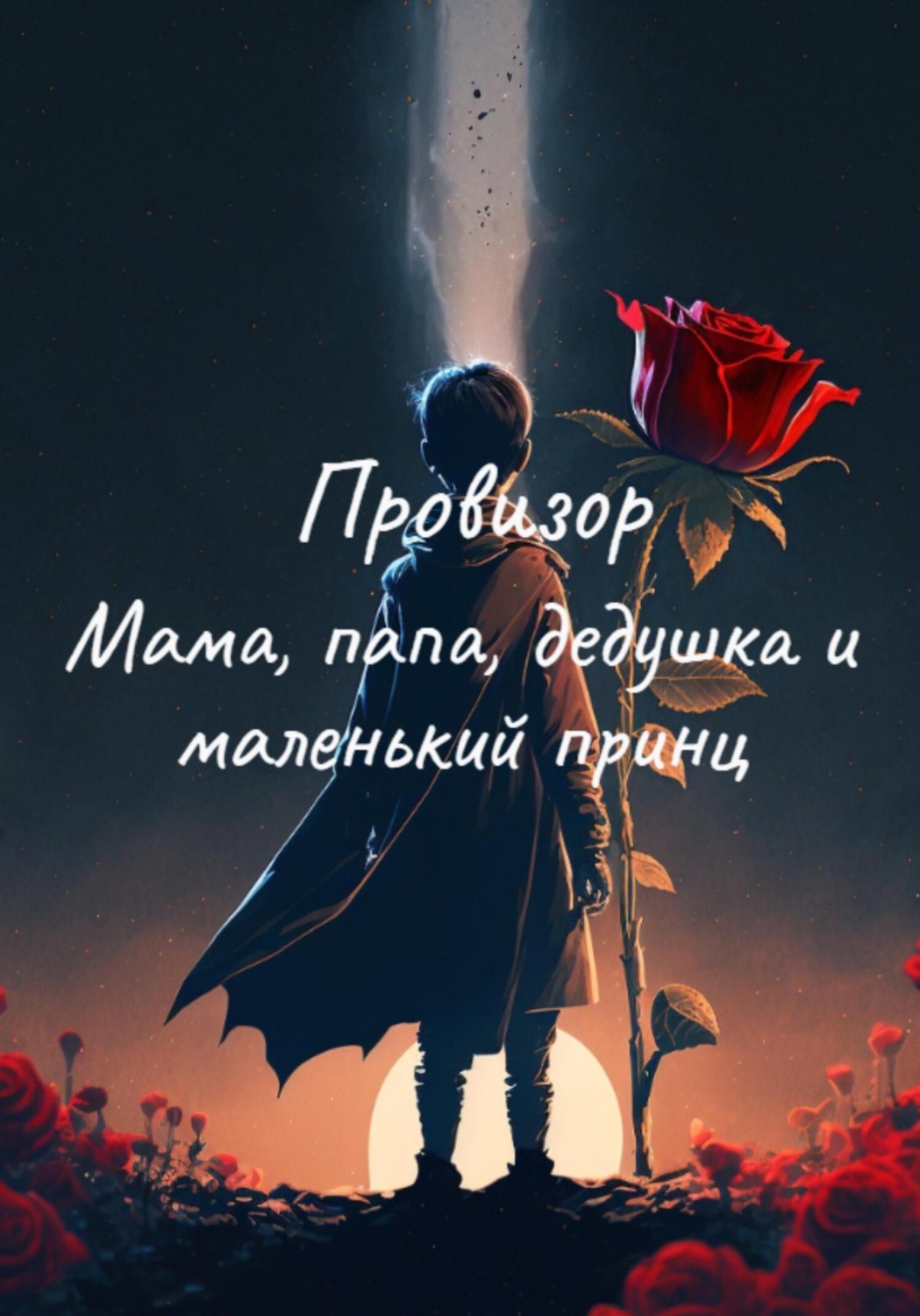 Обложка книги «Мама, папа, дедушка и маленький принц»