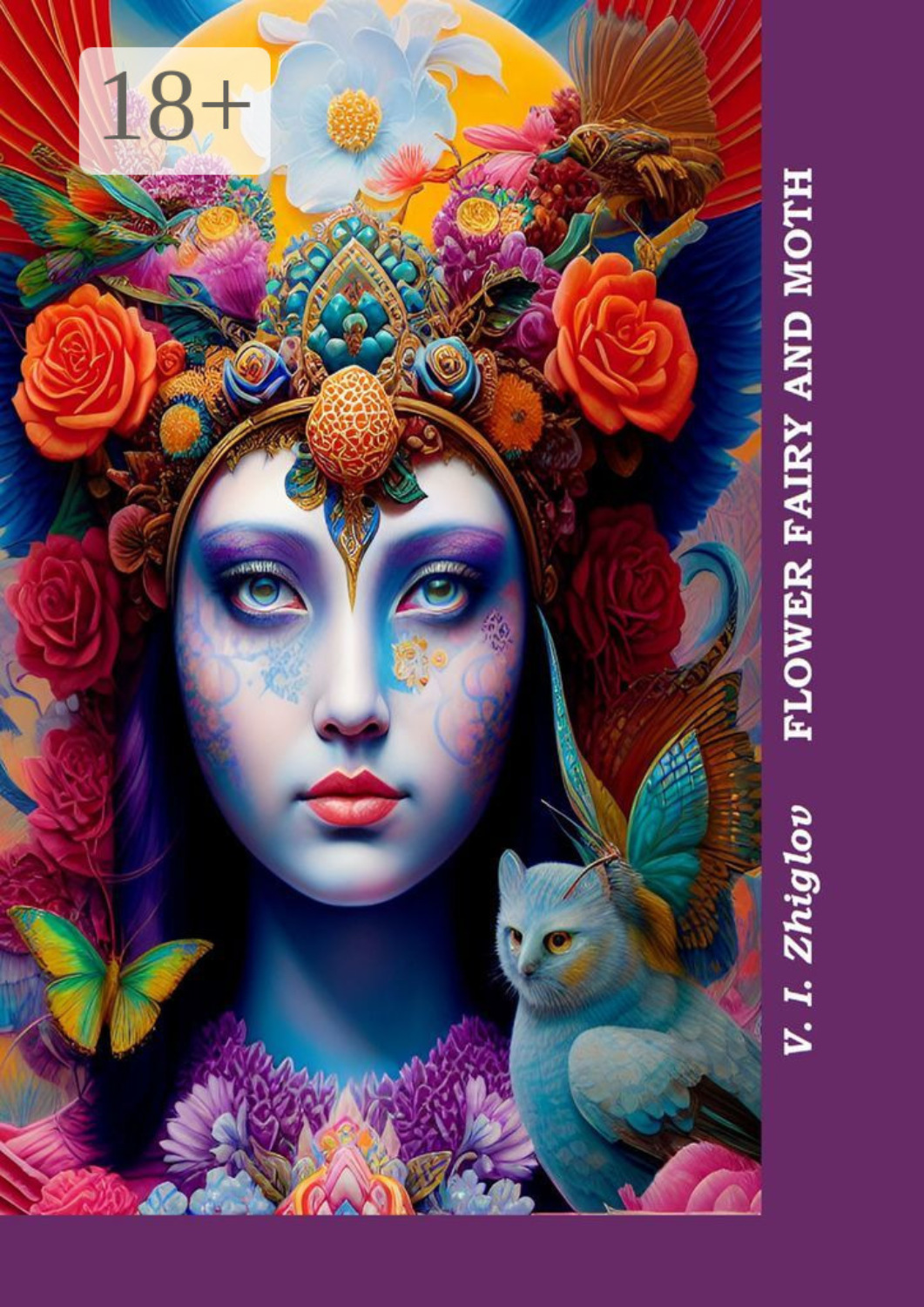 Обложка книги «Flower fairy and moth. Fairy tale for children and adults»