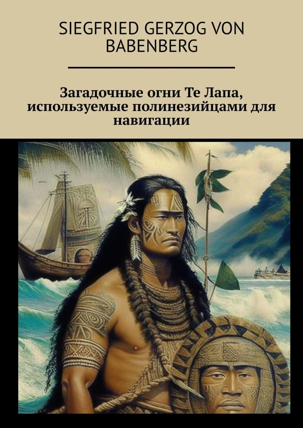 Обложка книги «Загадочные огни Те Лапа, используемые полинезийцами для навигации»