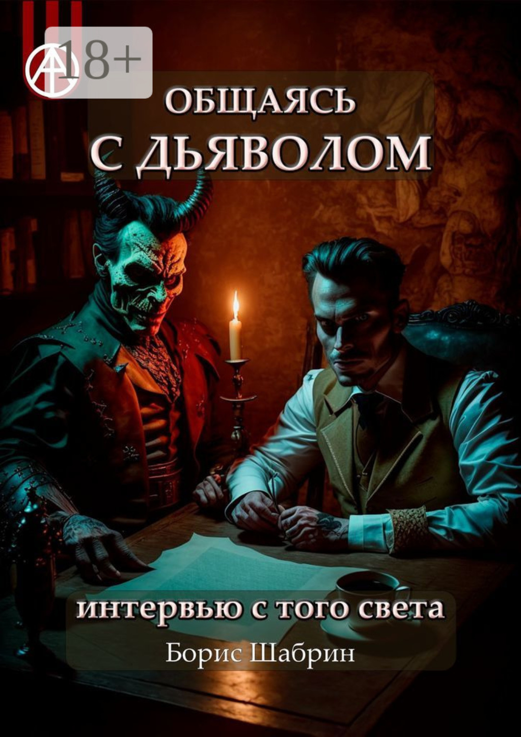 Обложка книги «Общаясь с Дьяволом. Интервью с того света»