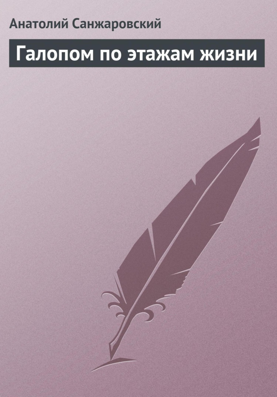 Обложка книги «Галопом по этажам жизни»