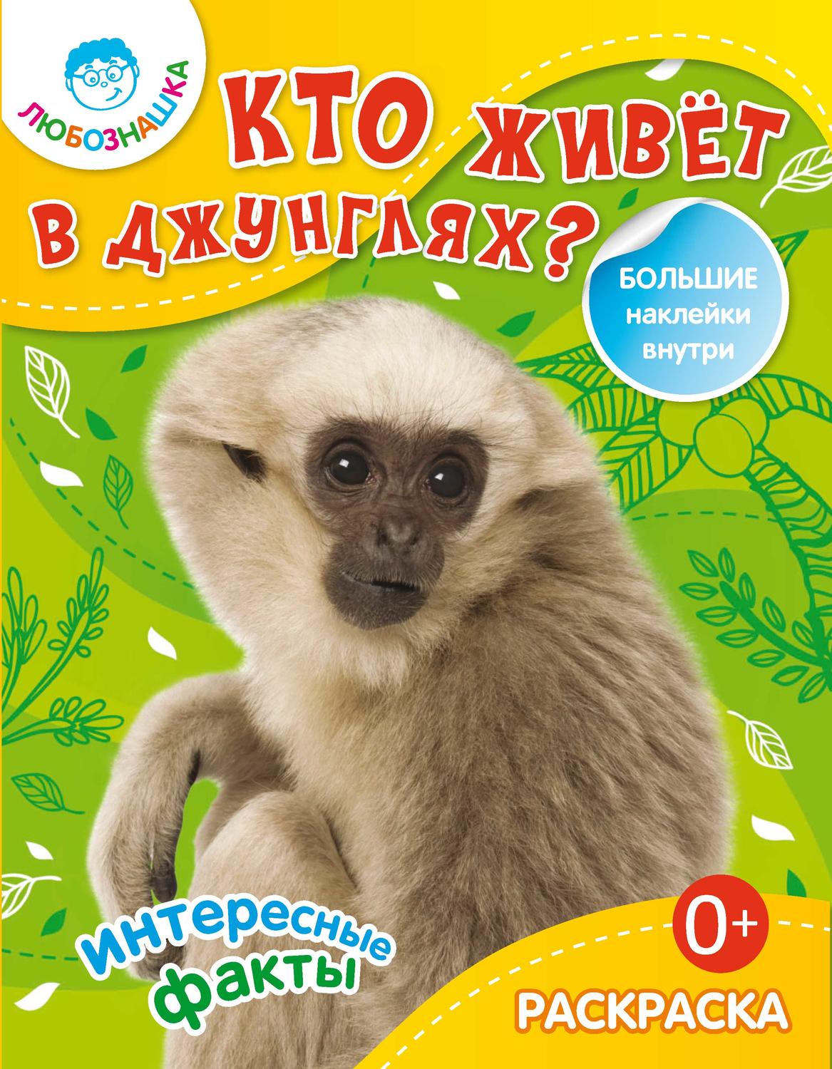 Обложка книги «Кто живёт в джунглях? Интересные факты»