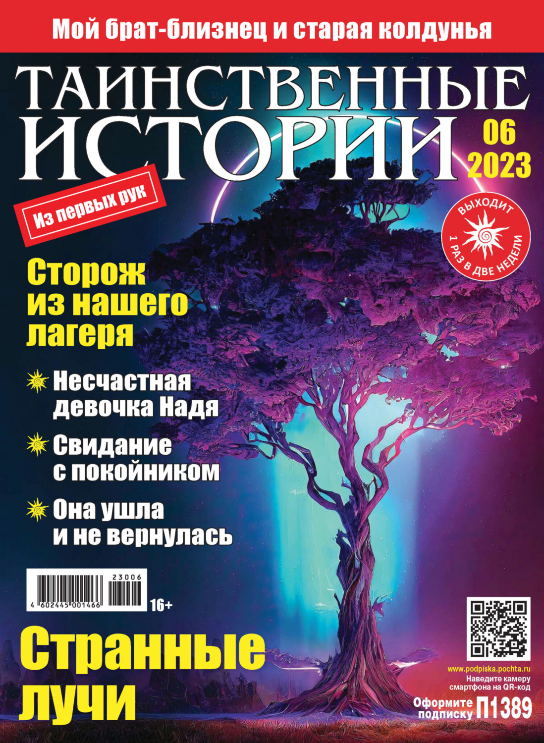 Обложка книги «Таинственные истории №06/2023»