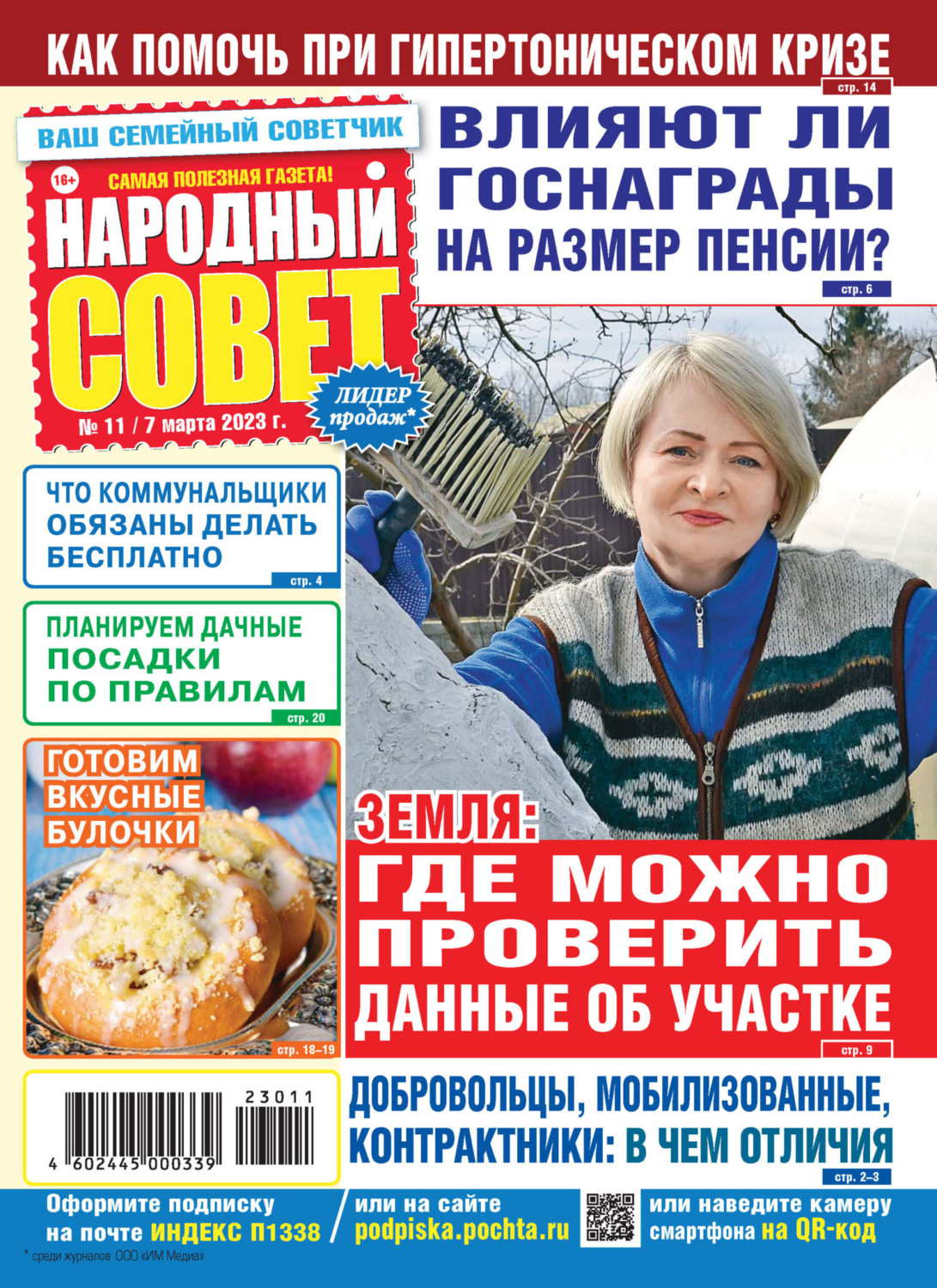 Обложка книги «Народный совет №11/2023»