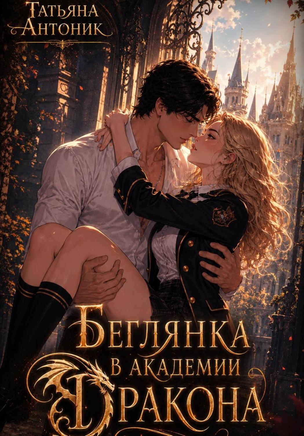 Обложка книги «Беглянка в академии дракона»