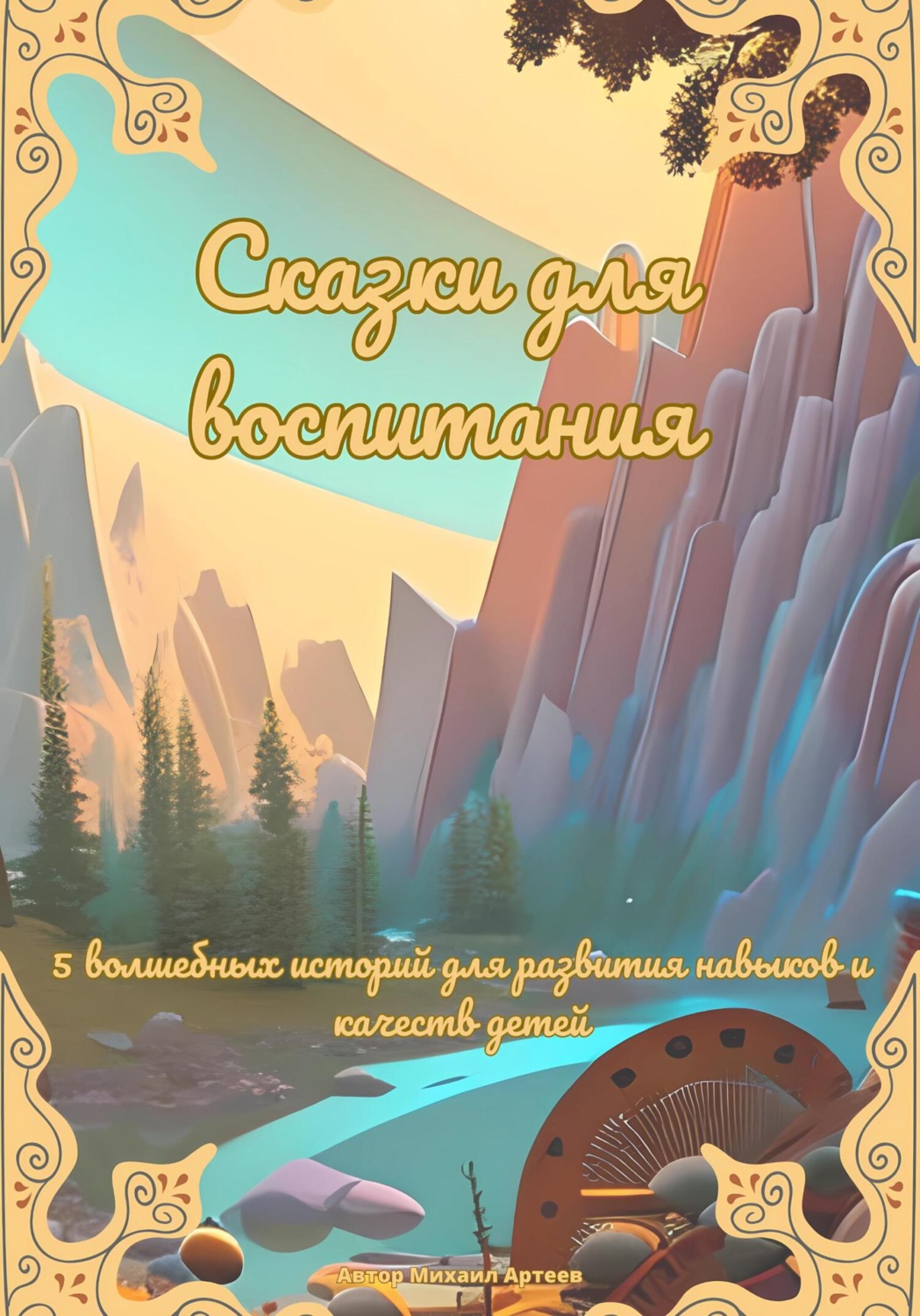 Обложка книги «Сказки для воспитания. 5 волшебных историй для развития навыков и качеств детей»