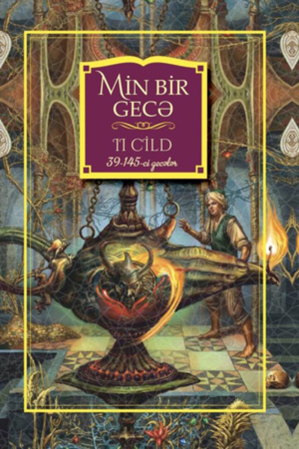 Обложка книги «Min bir gecə»