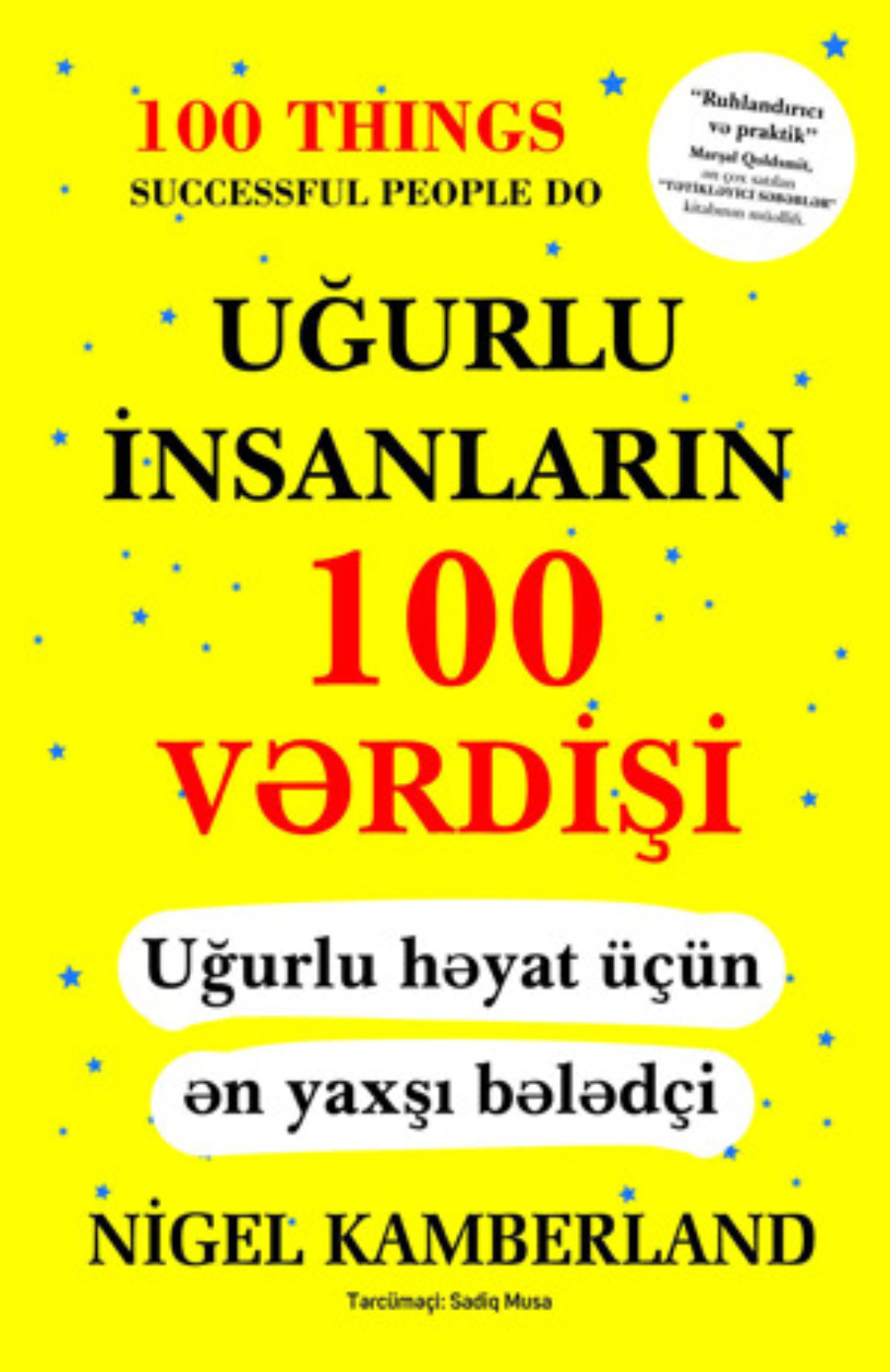 Обложка книги «UĞURLU İNSANLARIN 100 VƏRDİŞİ»
