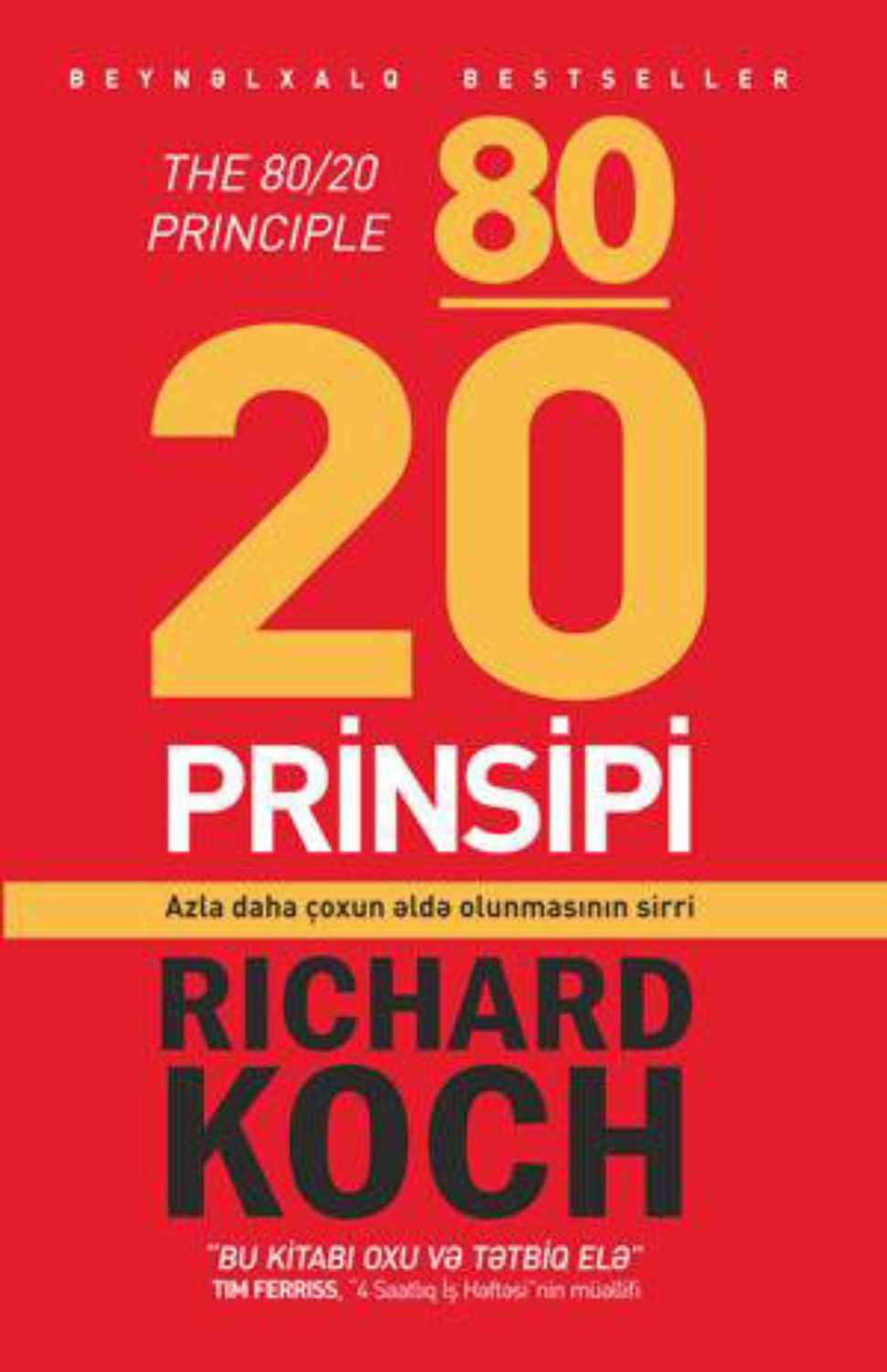 Обложка книги «80/20 Prinsipi»