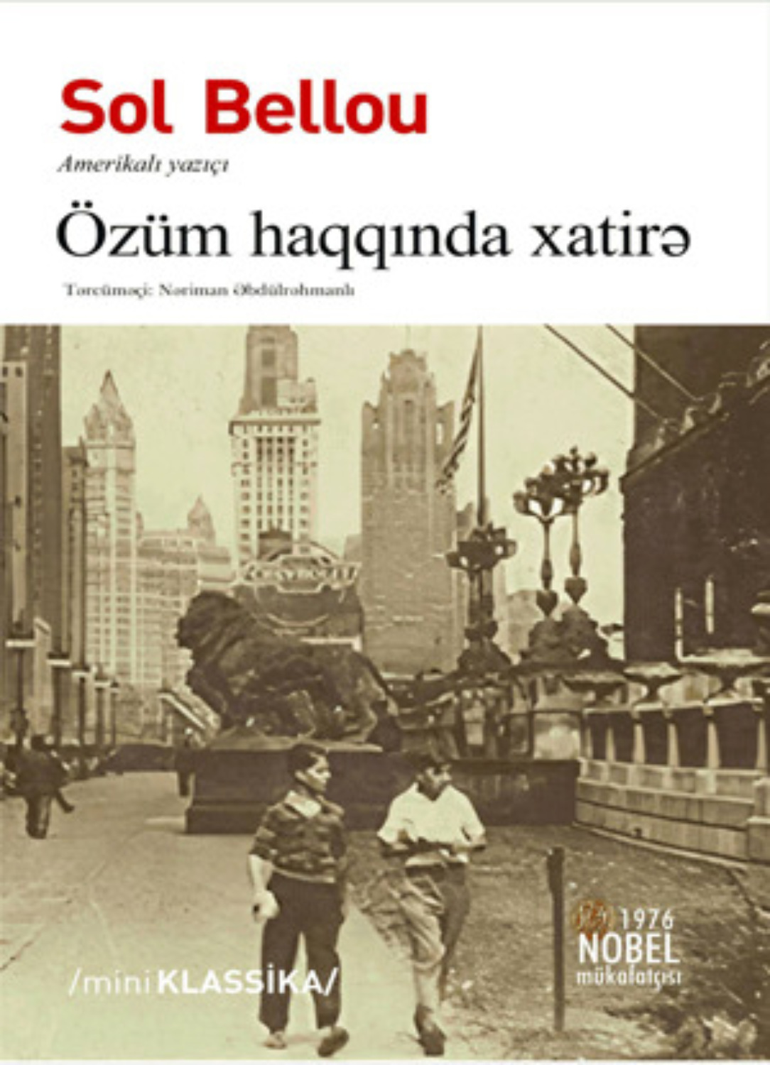 Обложка книги «ÖZÜM HAQQINDA XATİRƏ»