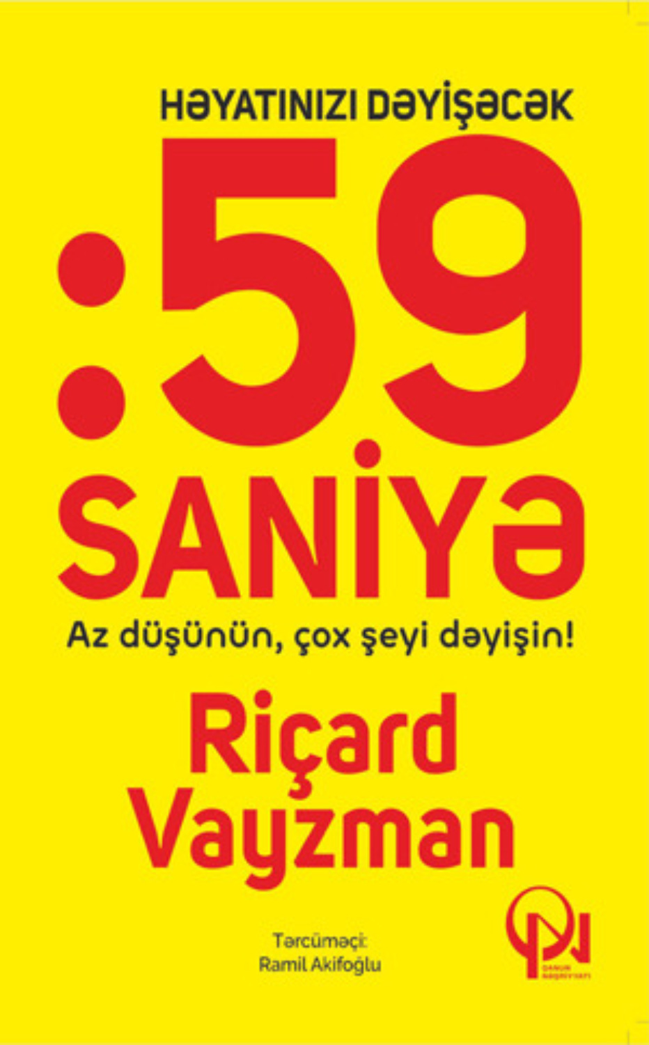 Обложка книги «HƏYATINIZI DƏYİŞƏCƏK 59 SANİYƏ»