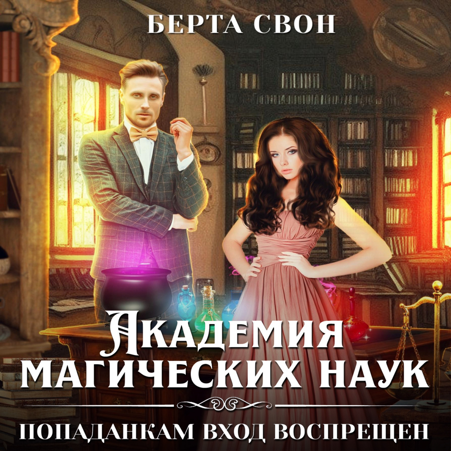 Обложка книги «Академия магических наук. Попаданкам вход воспрещен»
